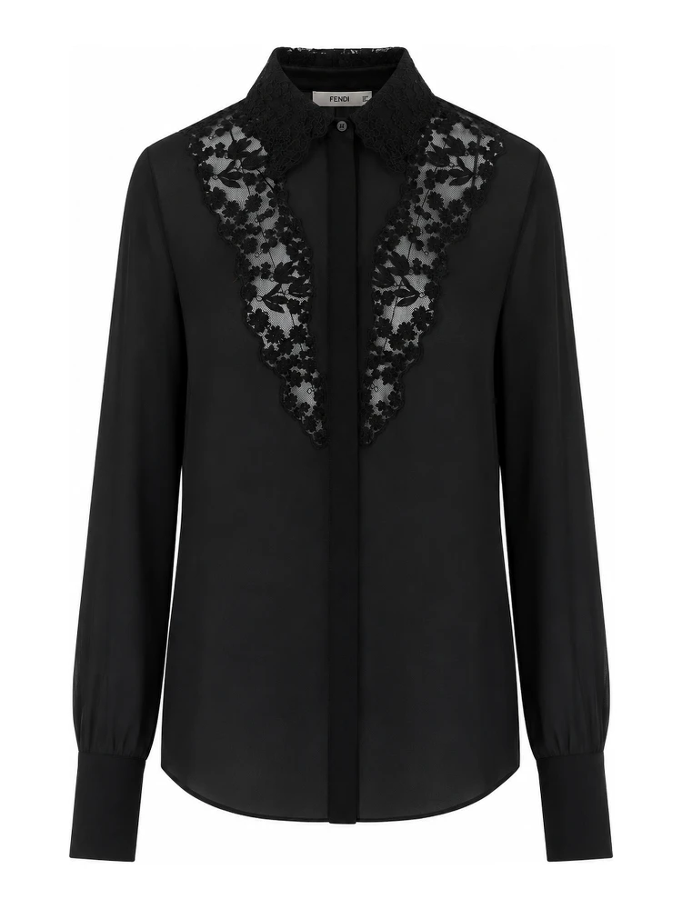 Fendi Shirts Black