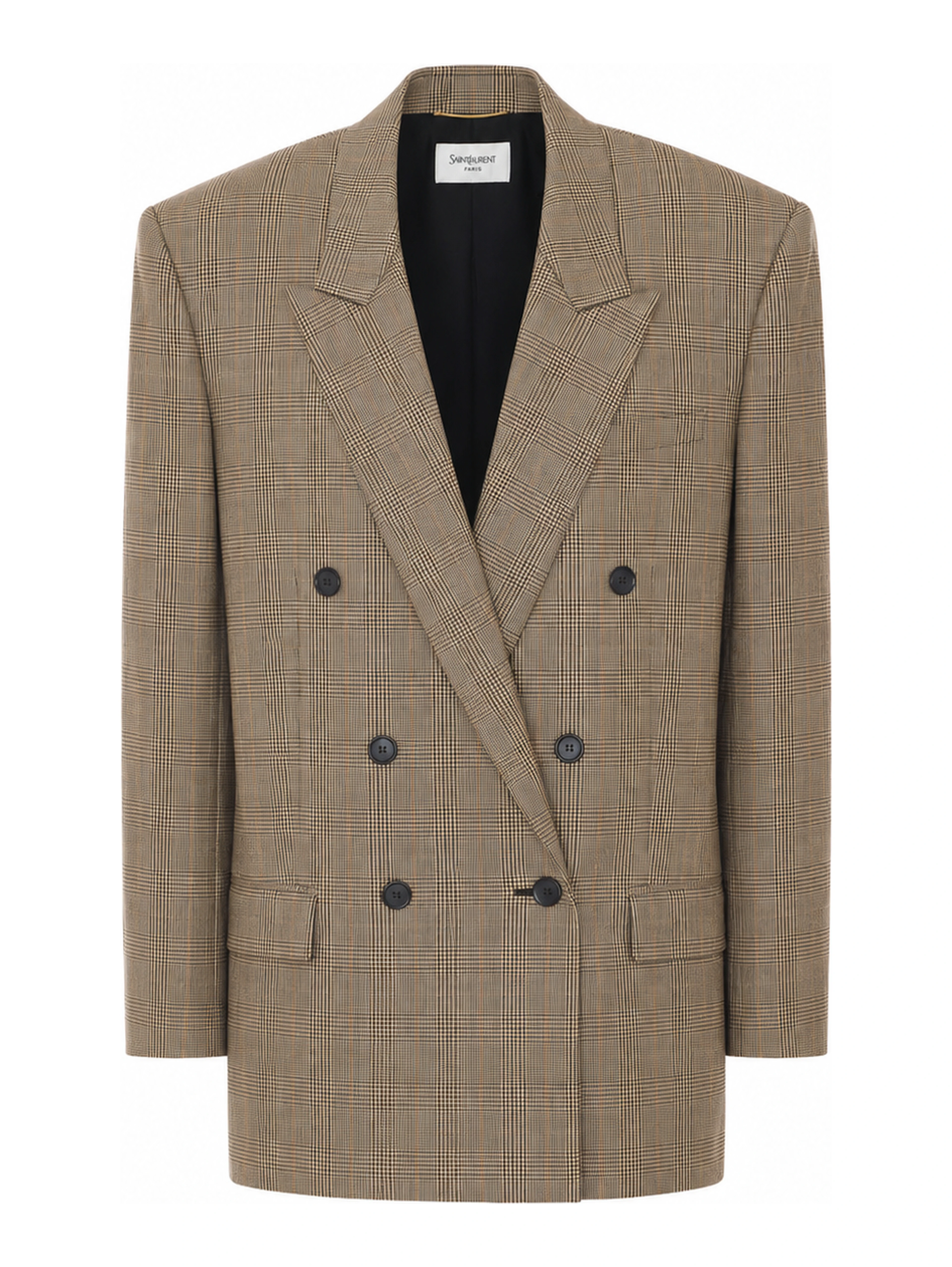 Saint Laurent Jackets Beige