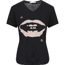 Fendi T-shirts and Polos Black