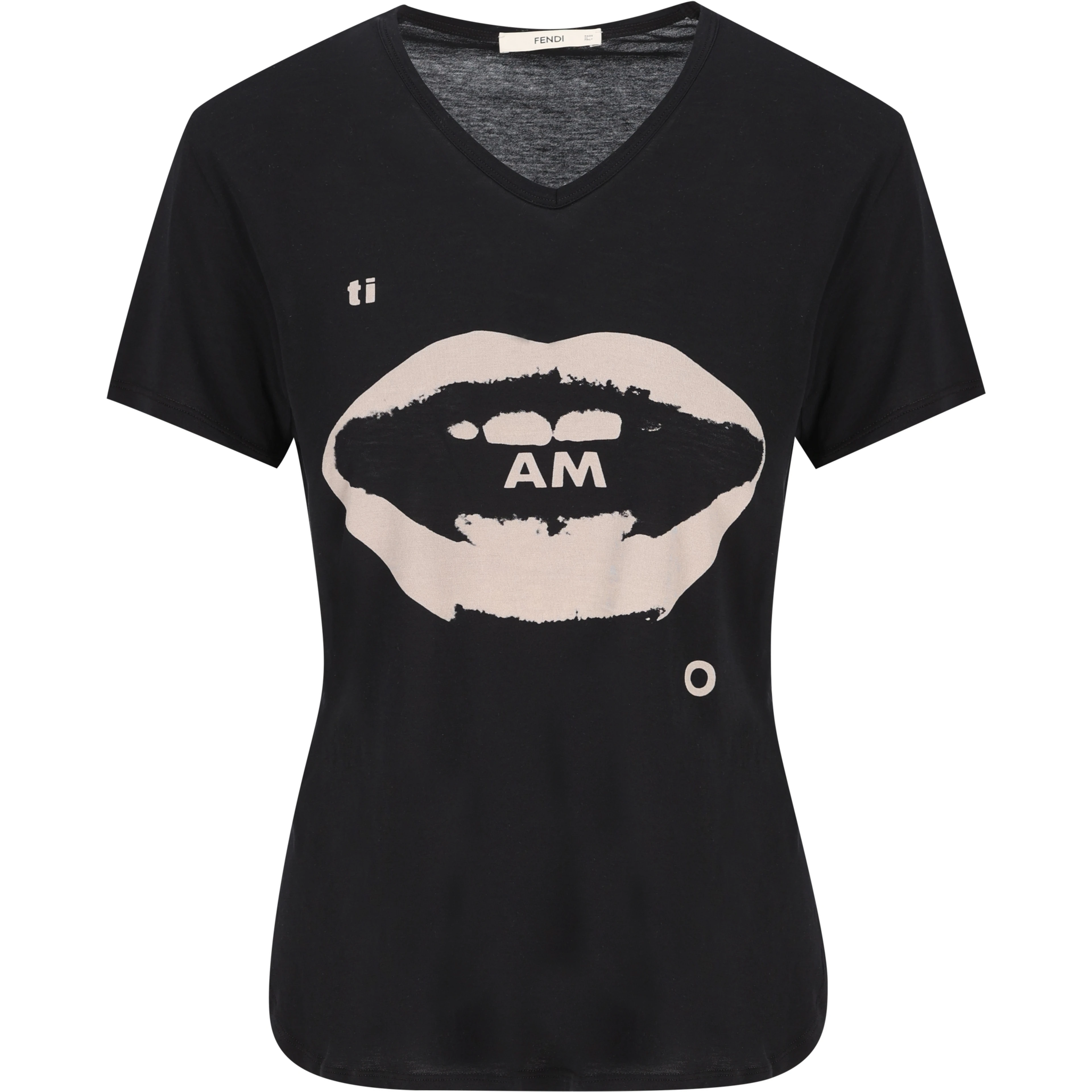 Fendi T-shirts and Polos Black