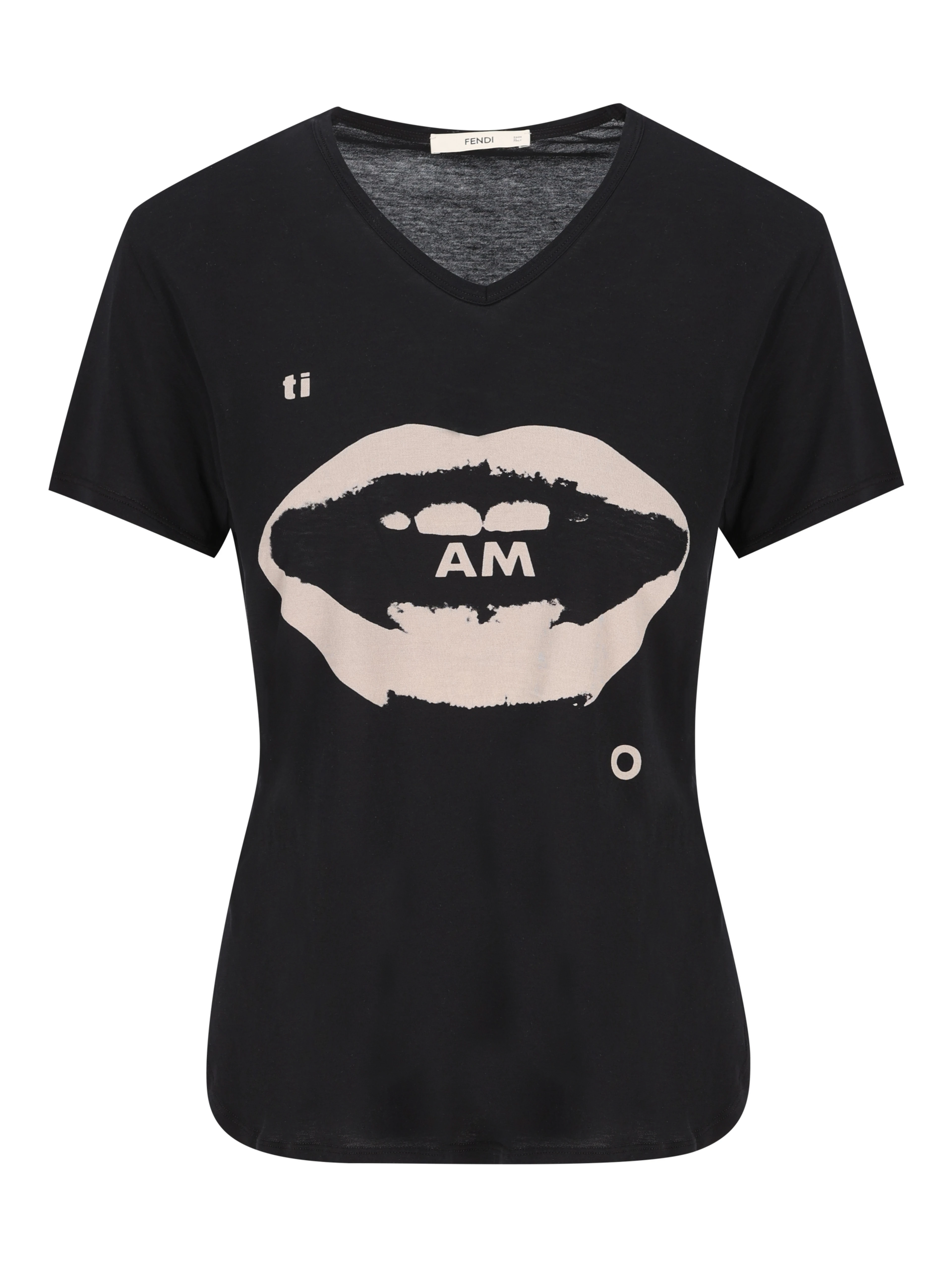 Fendi T-shirts and Polos Black