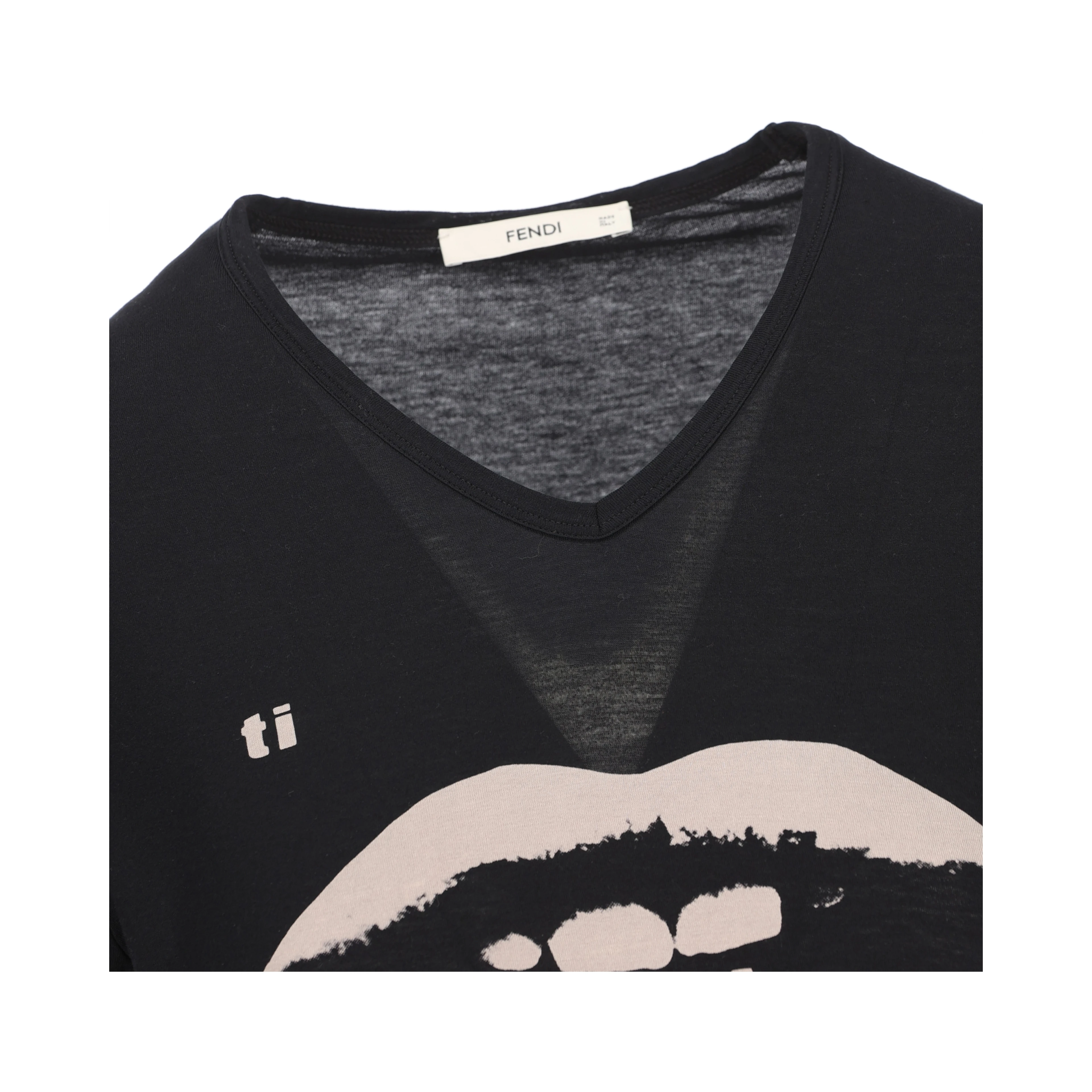 Fendi T-shirts and Polos Black