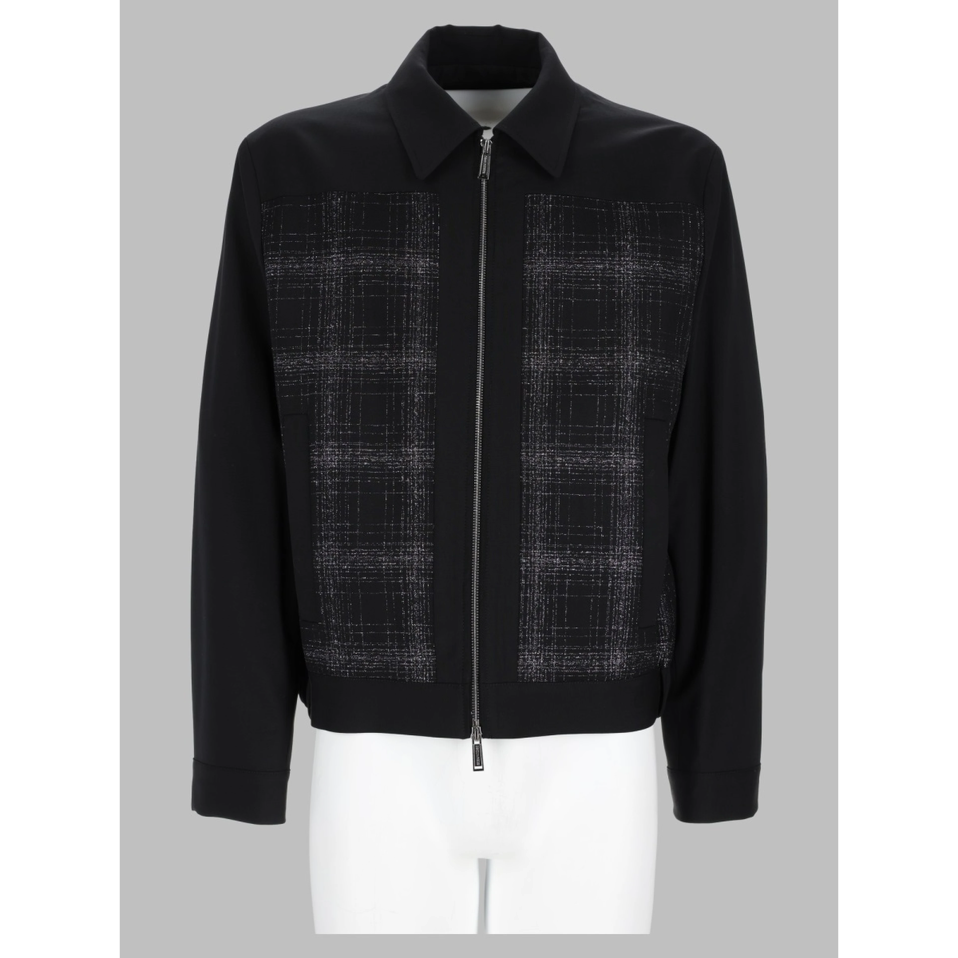 Bomber "Evening" Con Motivo Check