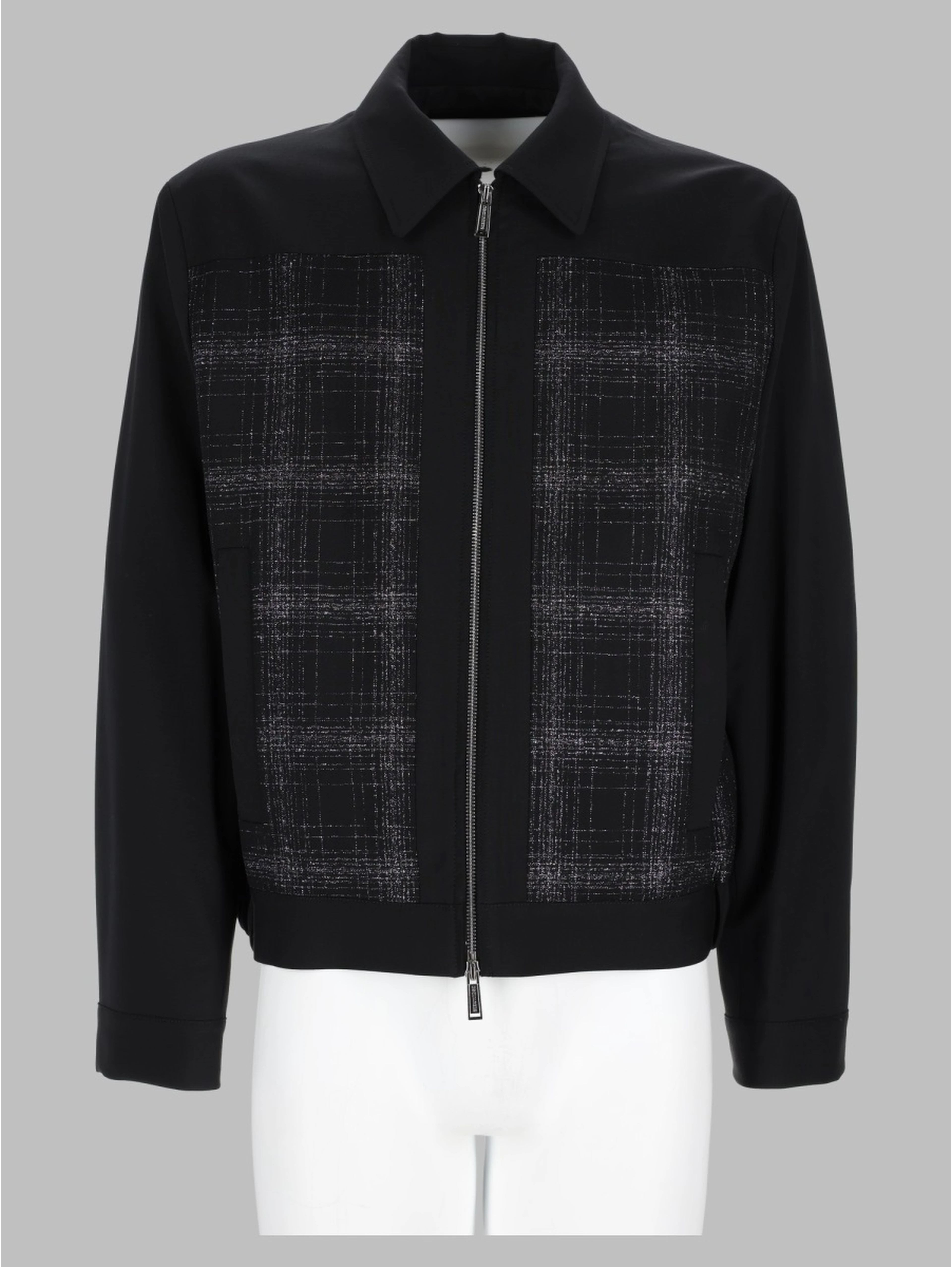 Bomber "Evening" Con Motivo Check