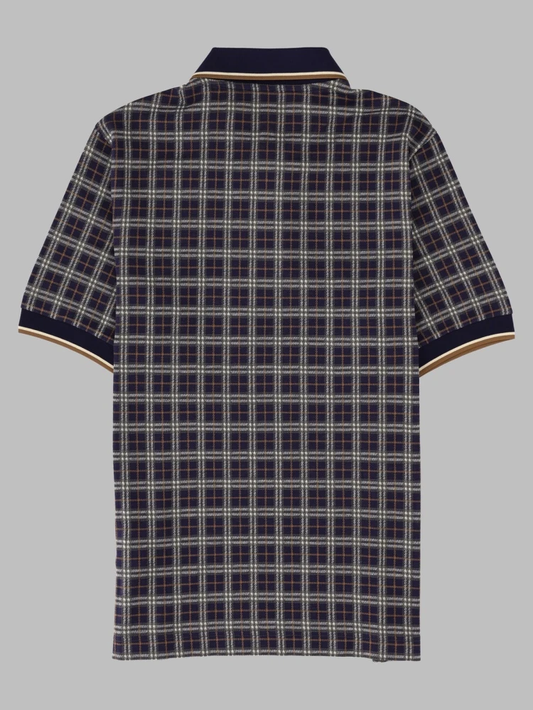 Polo in misto cotone Check alternative
