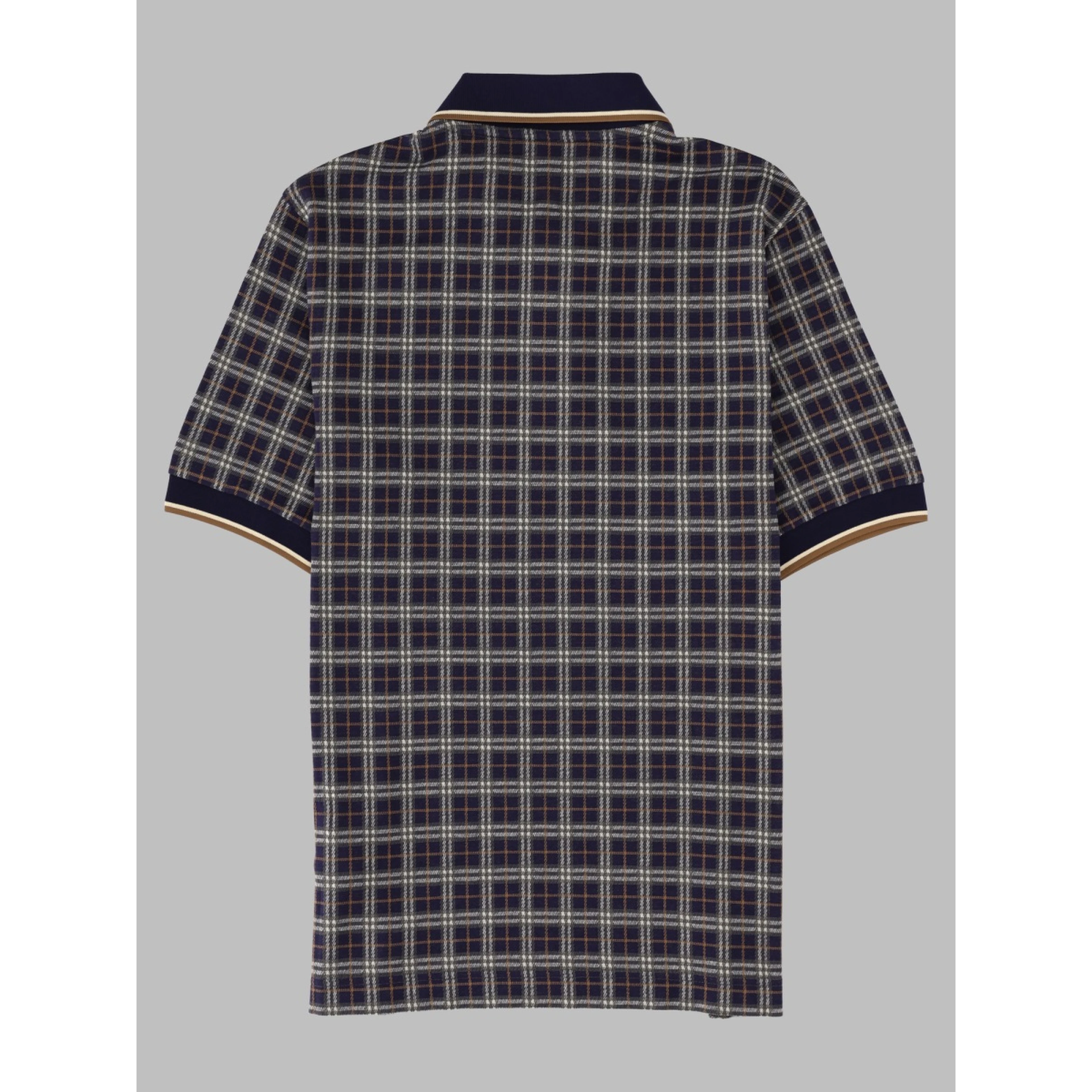 Polo in misto cotone Check