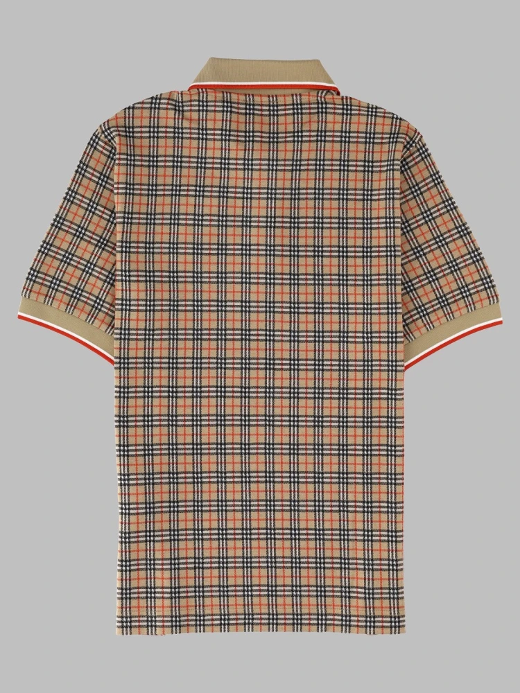 Polo in misto cotone Check alternative