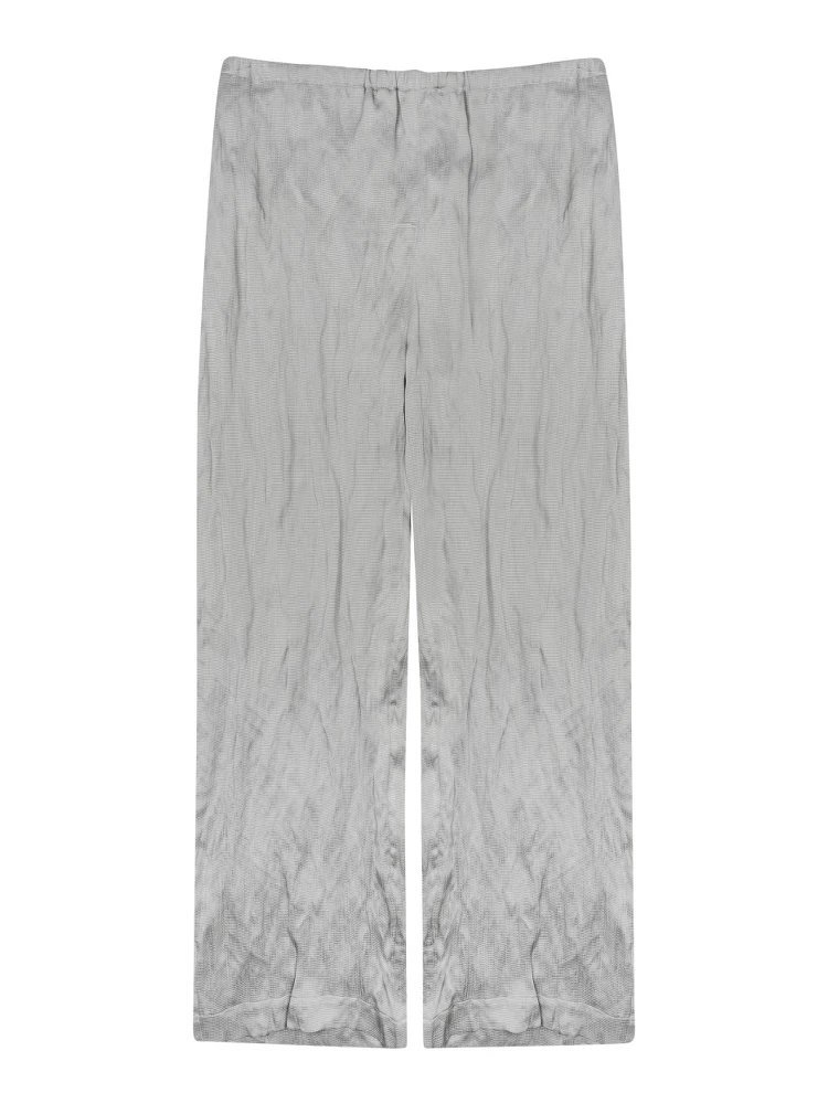 PANTALONE IN VISCOSA TESTURIZZATA