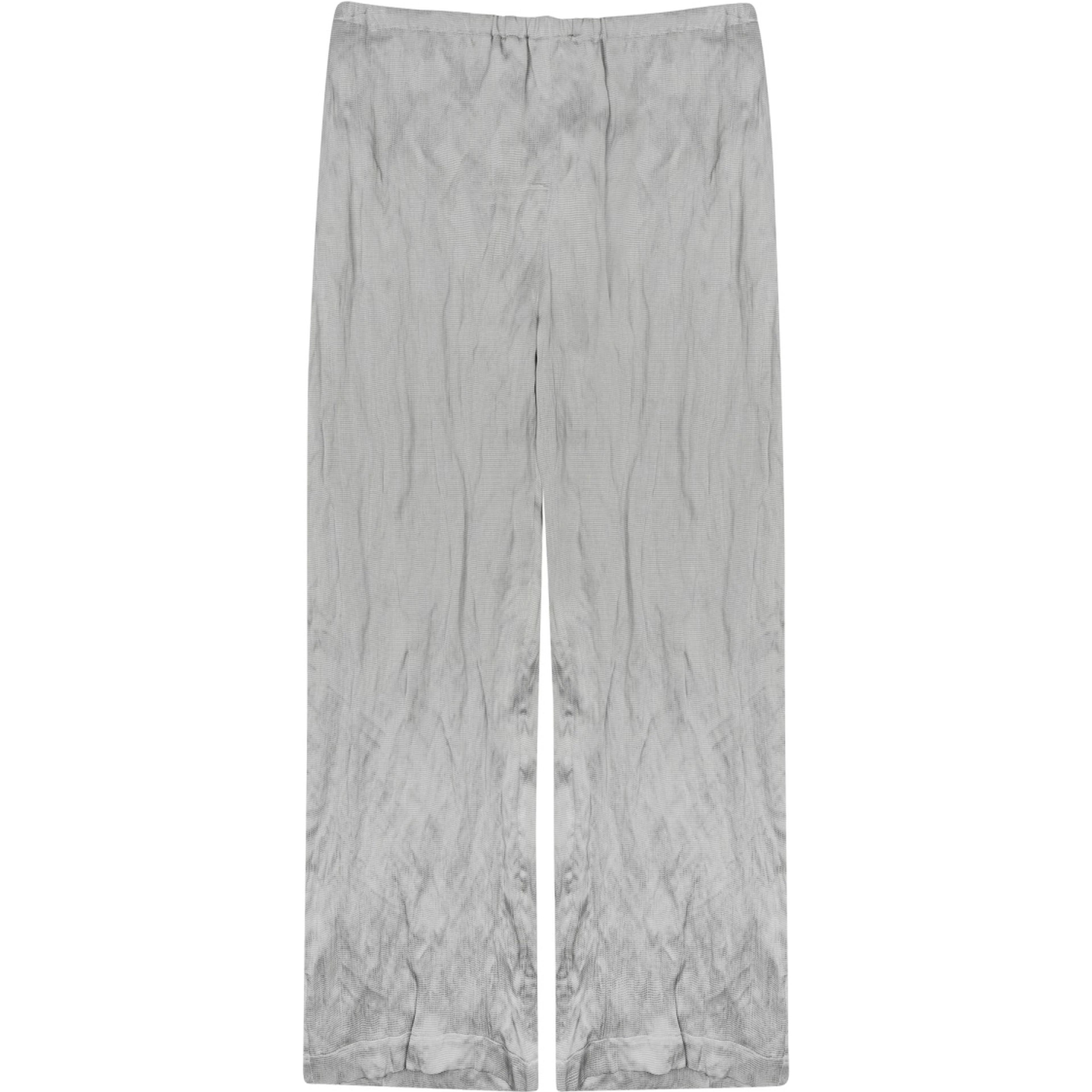 PANTALONE IN VISCOSA TESTURIZZATA