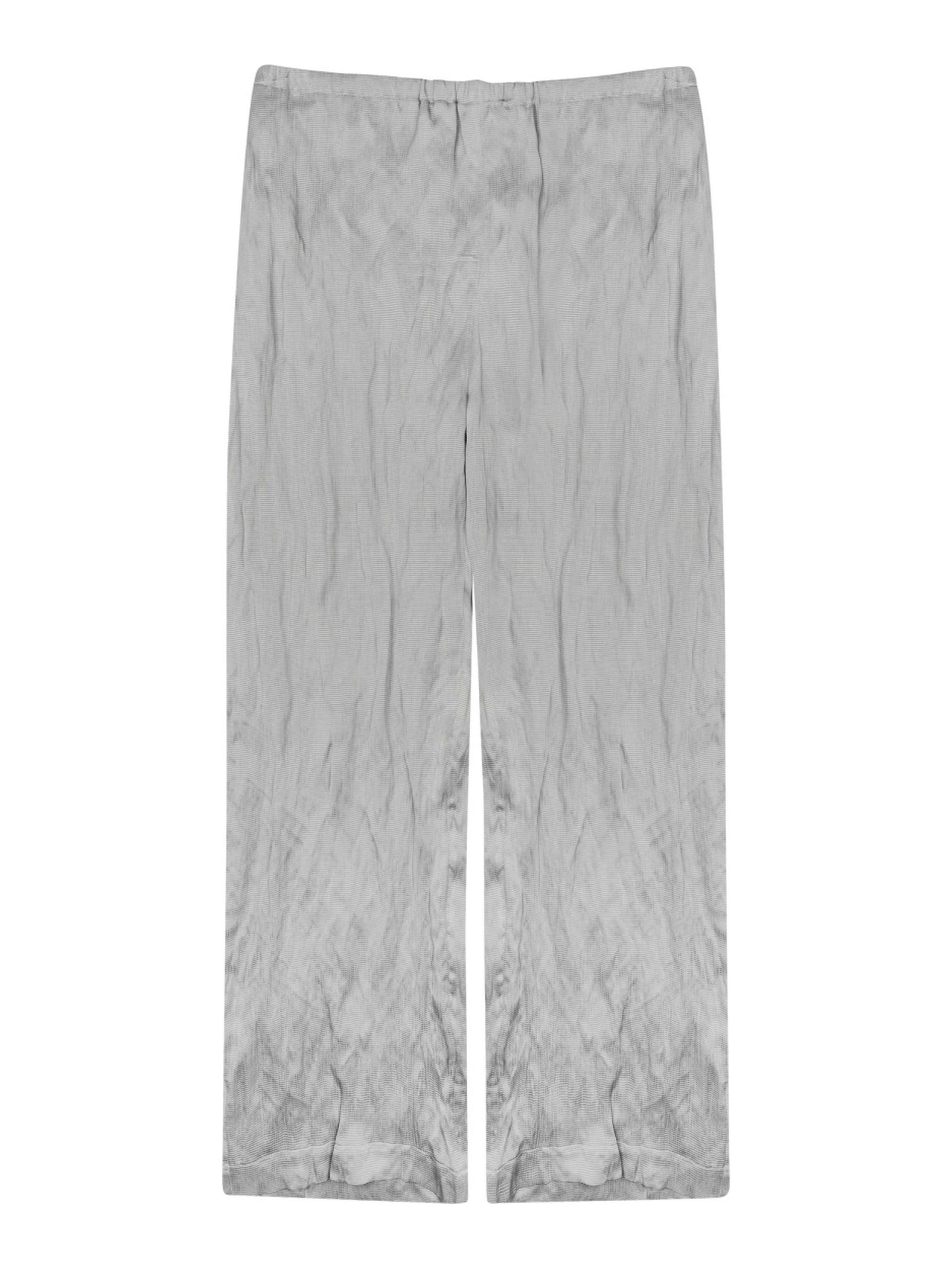 PANTALONE IN VISCOSA TESTURIZZATA