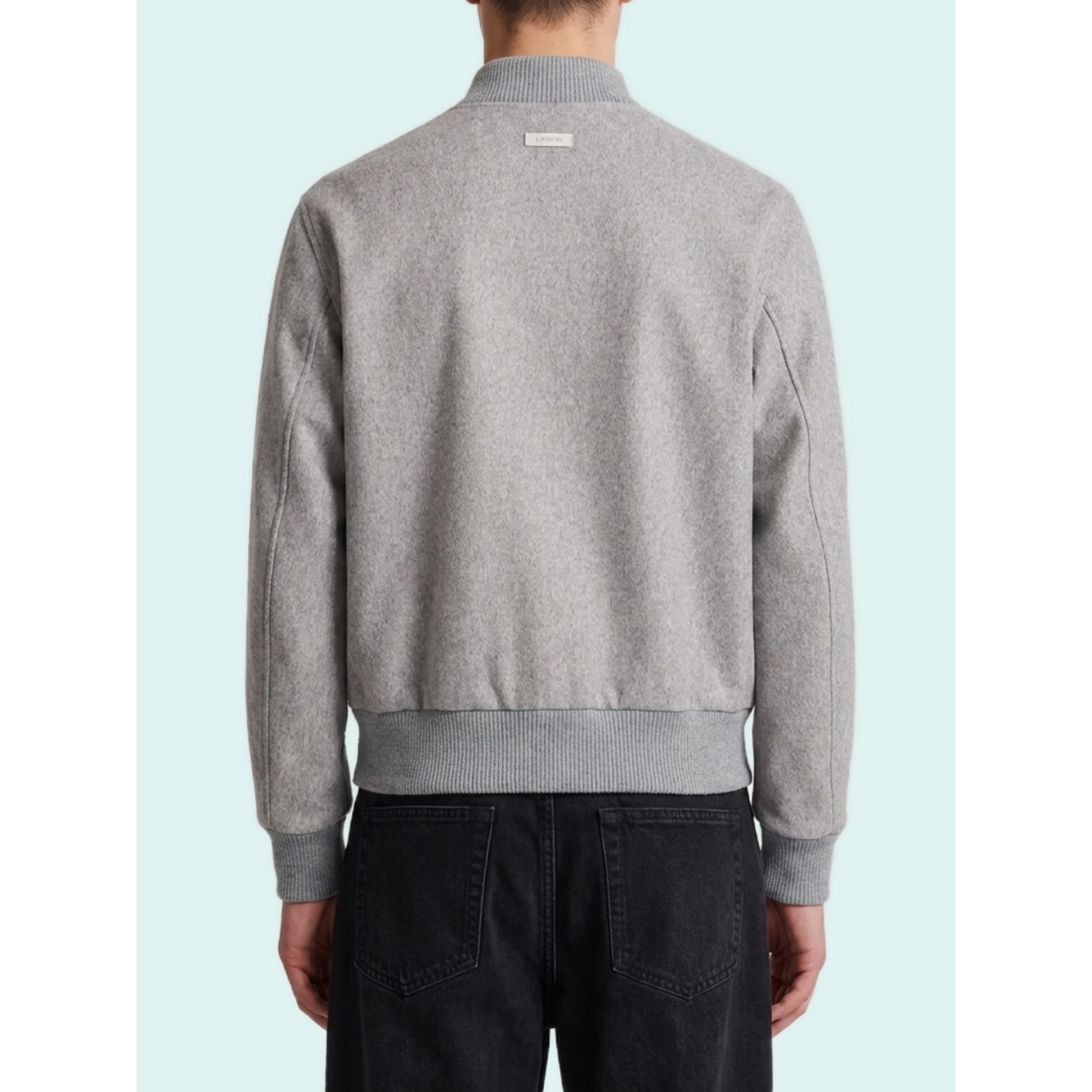 Light grey Teor bomber jacket