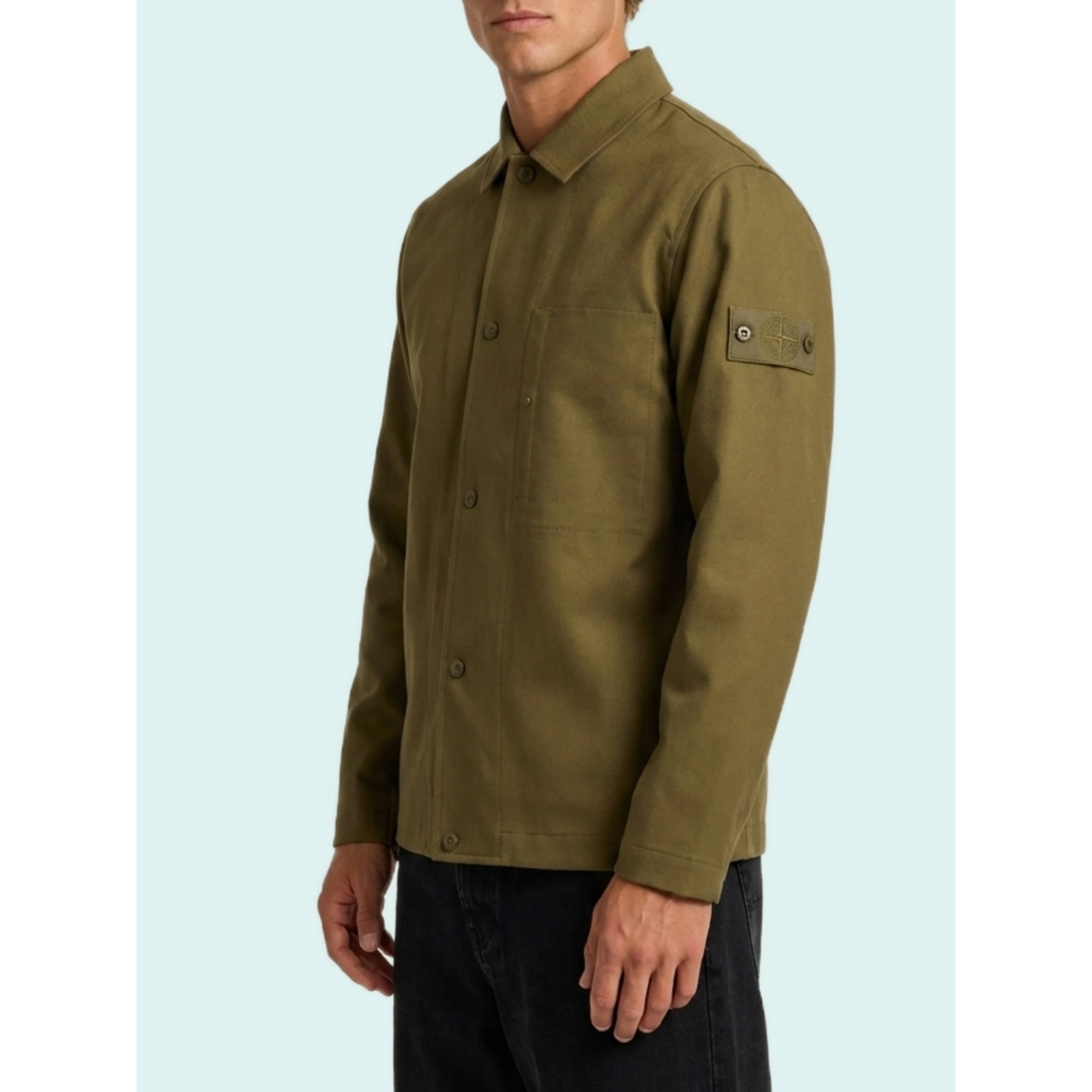 Military green Ghost overshirt