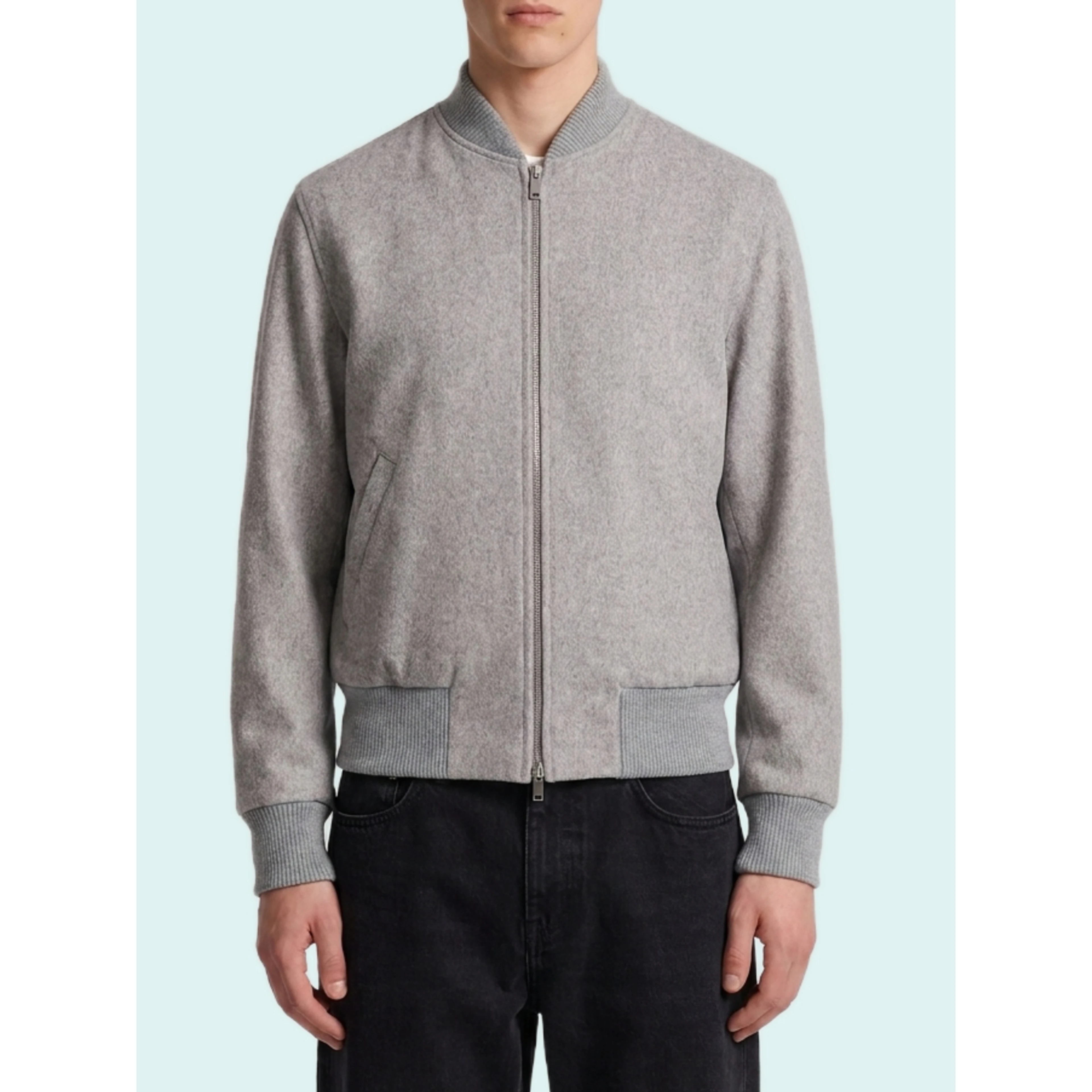 Light grey Teor bomber jacket