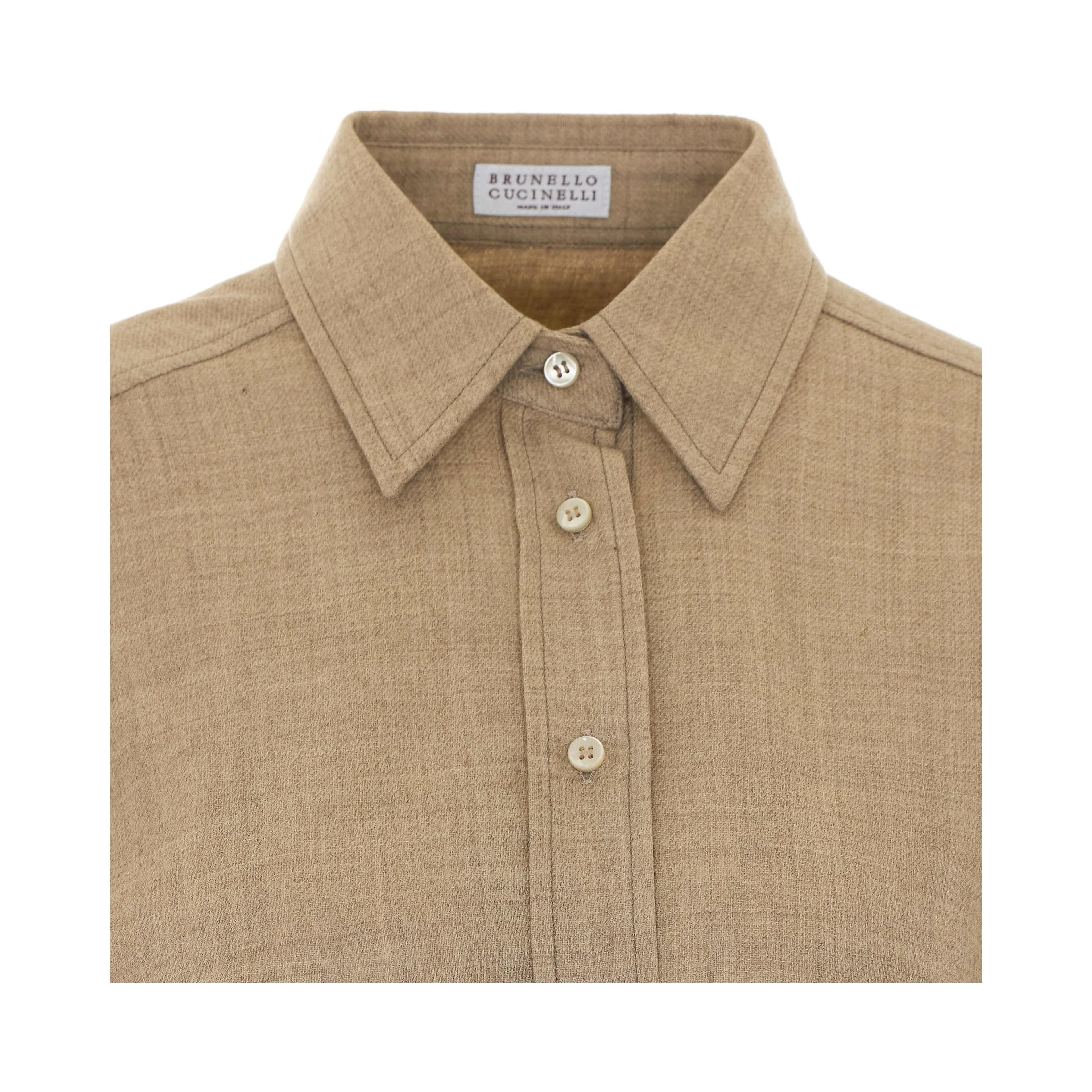 BRUNELLO CUCINELLI Shirts Beige
