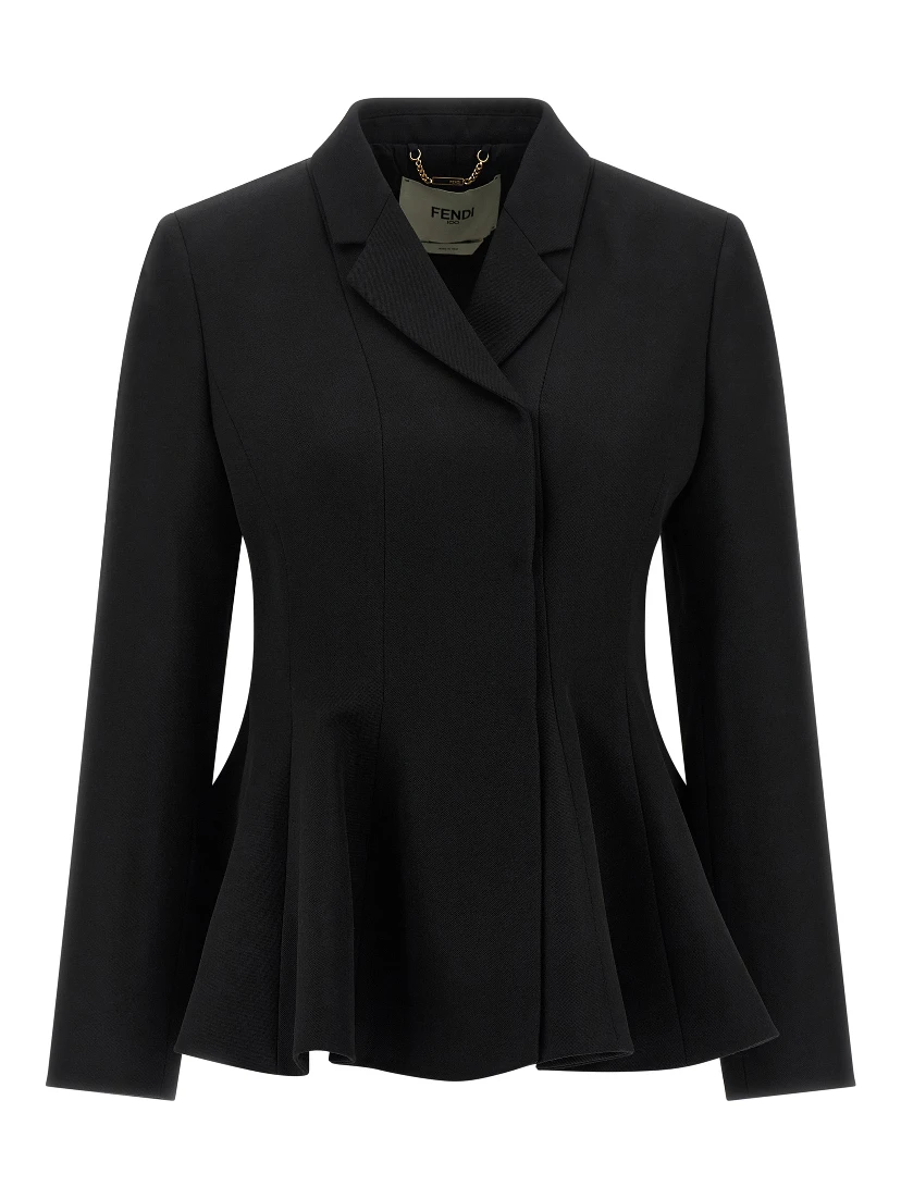 Black Virgin Wool Blazer