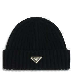 Black Wool Oves Aries Beanie