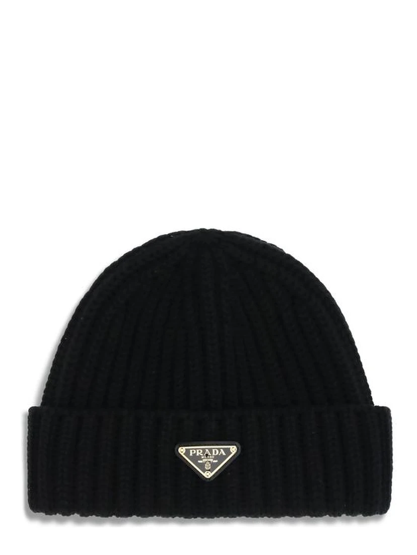 Black Wool Oves Aries Beanie