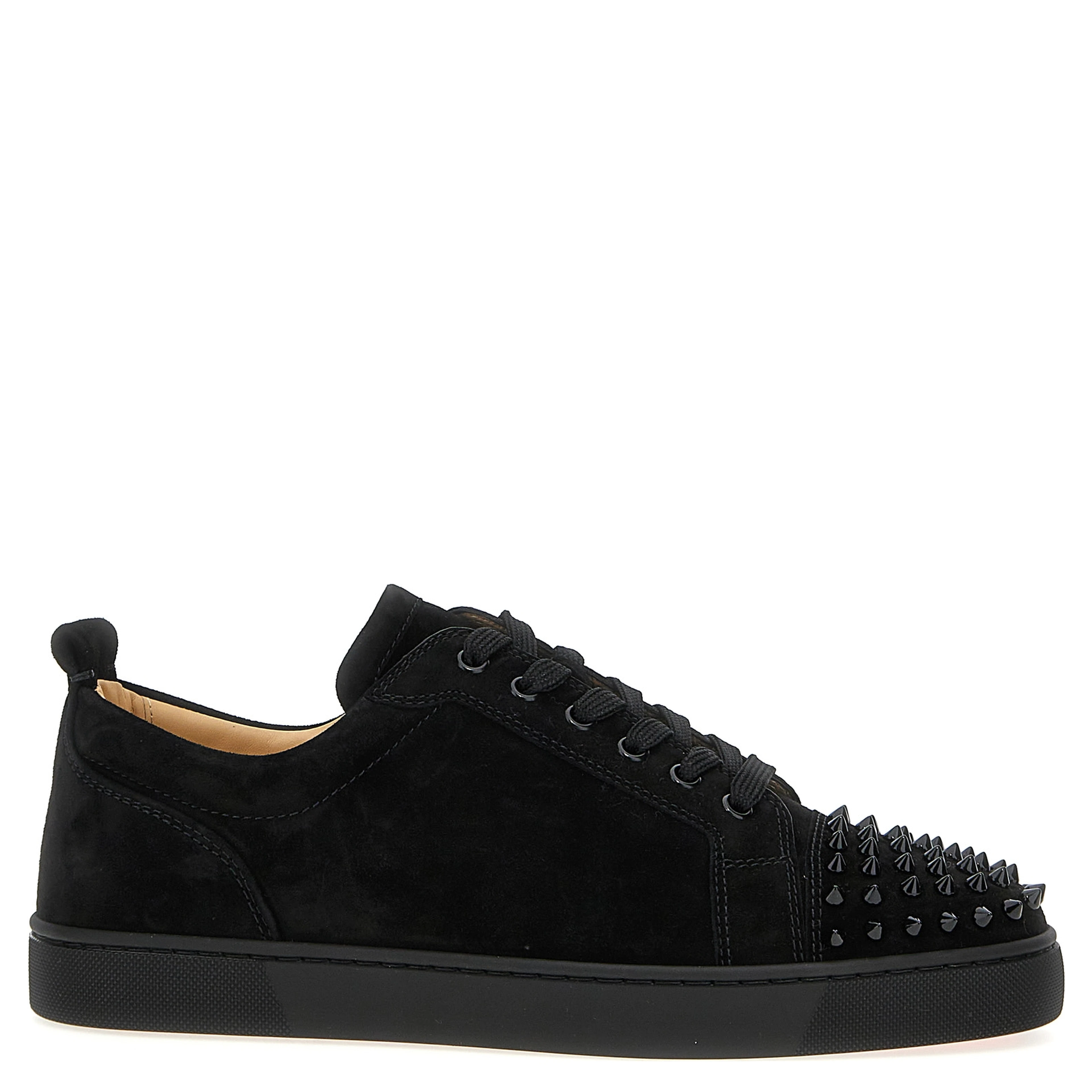 Black Calfskin Chunky Sneakers