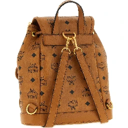 Brown Polyethylene Backpack