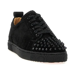 Black Calfskin Chunky Sneakers