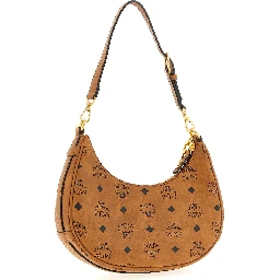Brown Polyethylene Shoulder Bag