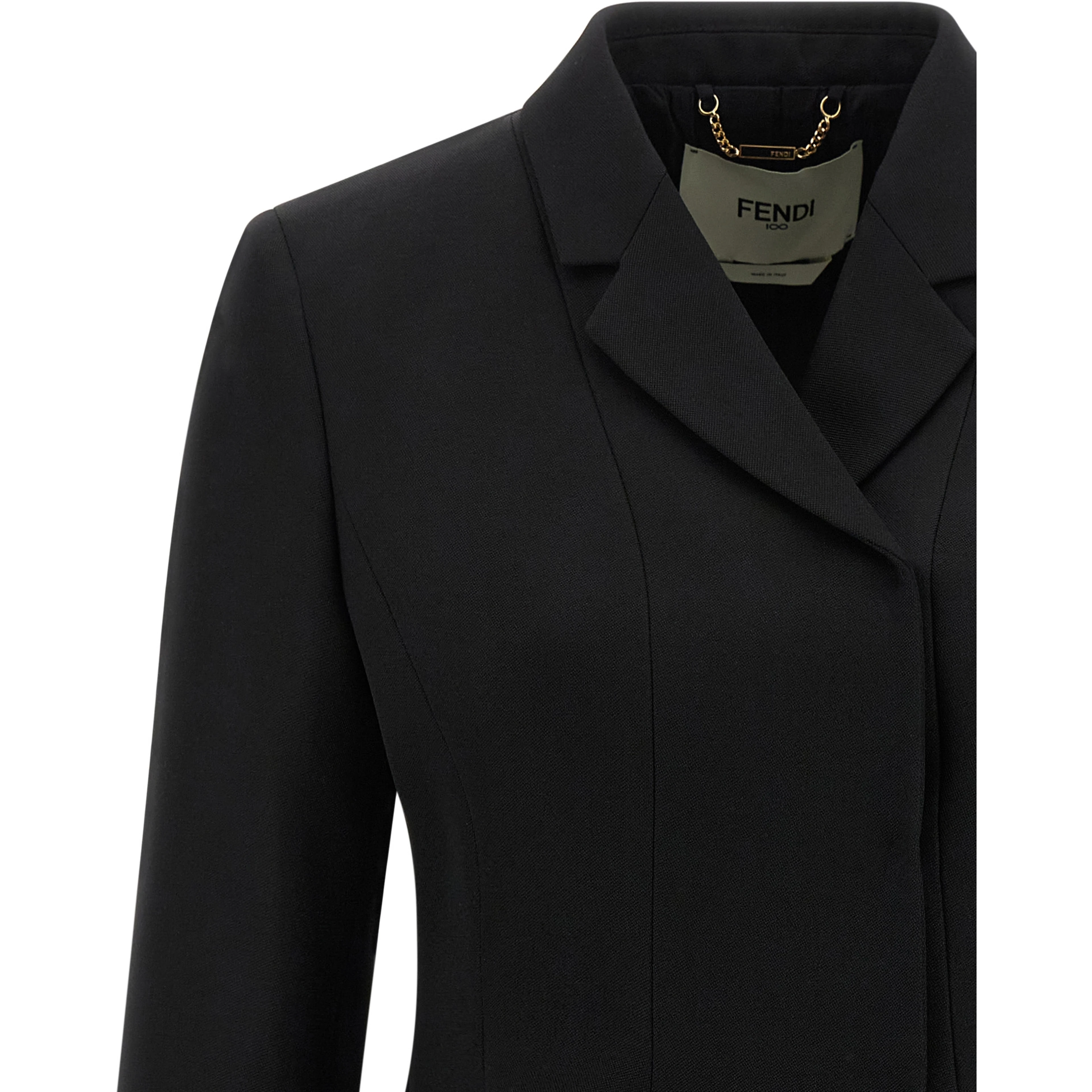 Black Virgin Wool Blazer