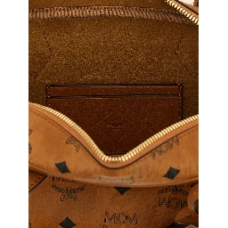 Brown Polyethylene Shoulder Bag