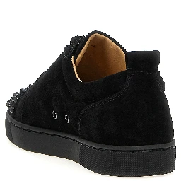 Black Calfskin Chunky Sneakers