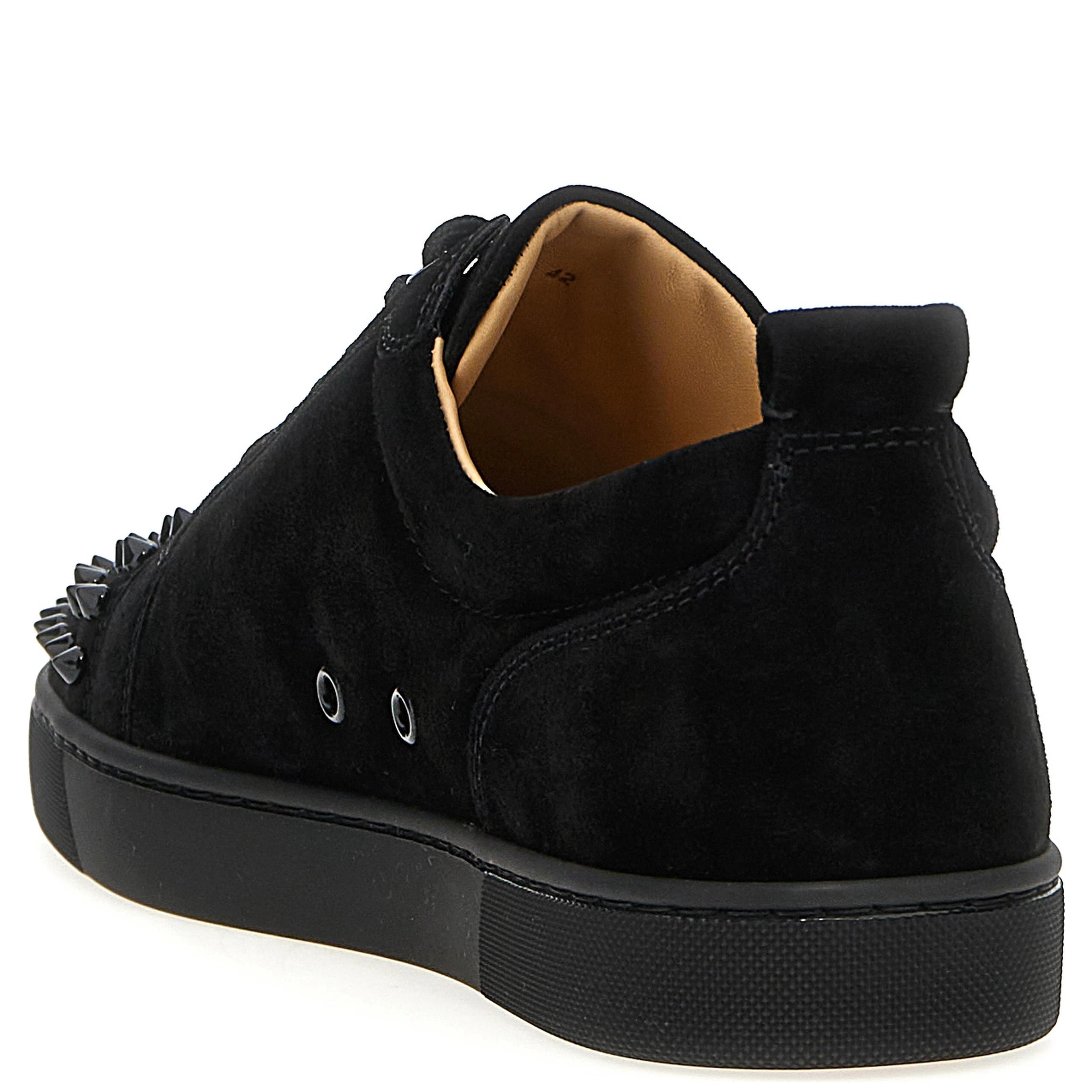 Black Calfskin Chunky Sneakers