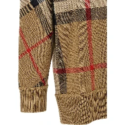 Beige Polyester Cardigan