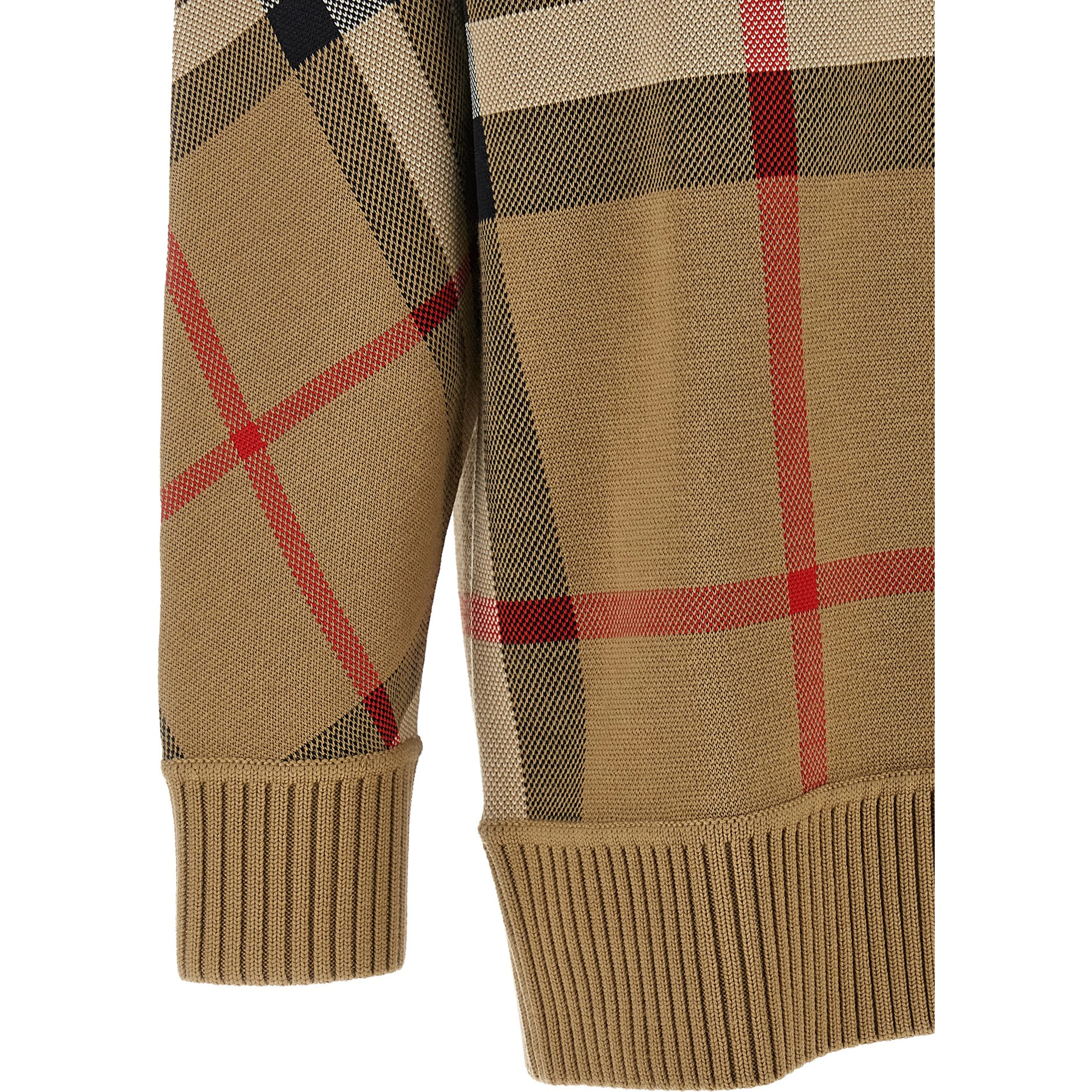 Beige Polyester Cardigan