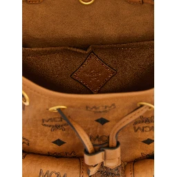Brown Polyethylene Backpack