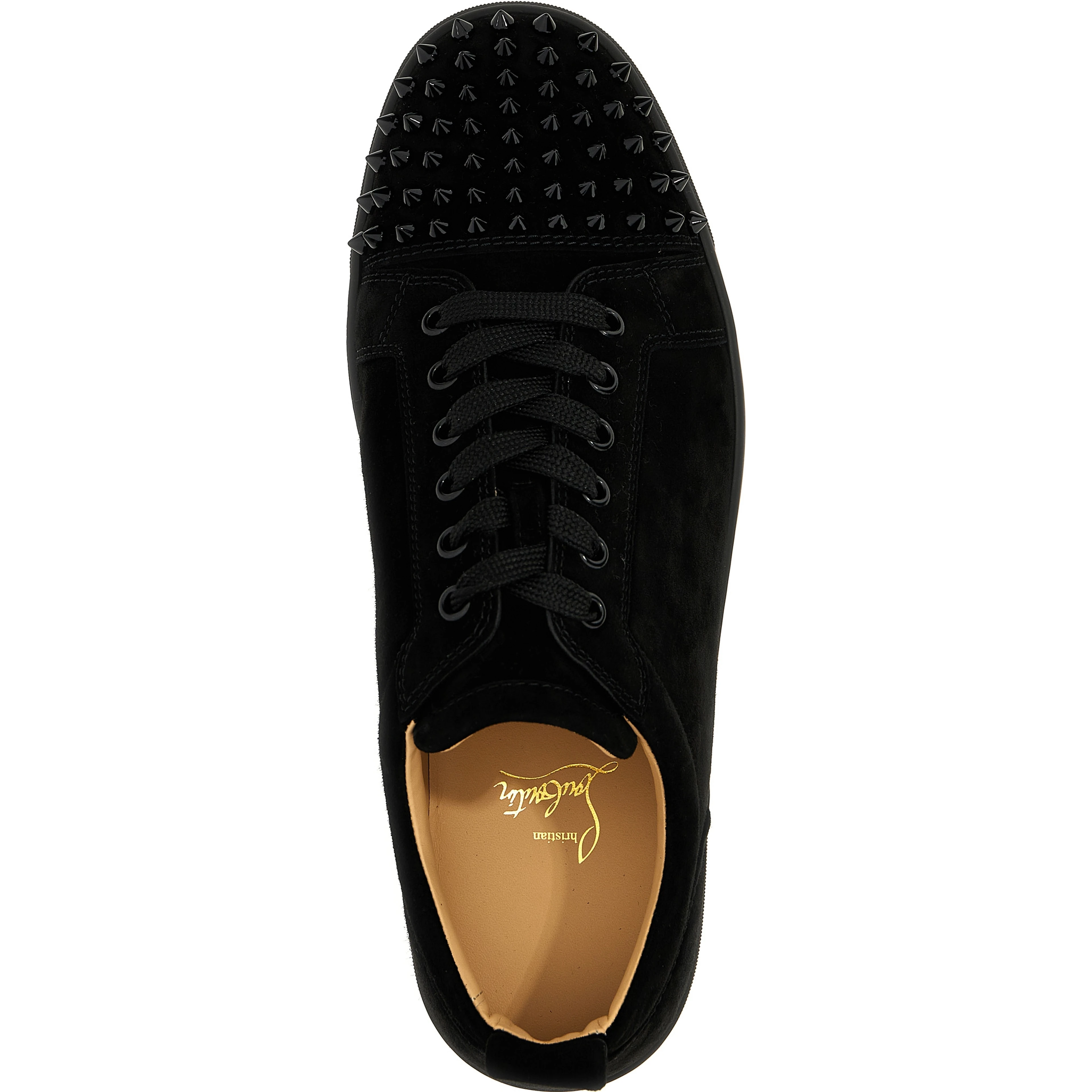 Black Calfskin Chunky Sneakers