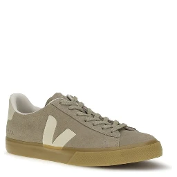 Beige Calf Leather Bos Taurus Low Top Sneakers