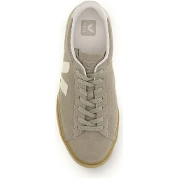 Beige Calf Leather Bos Taurus Low Top Sneakers