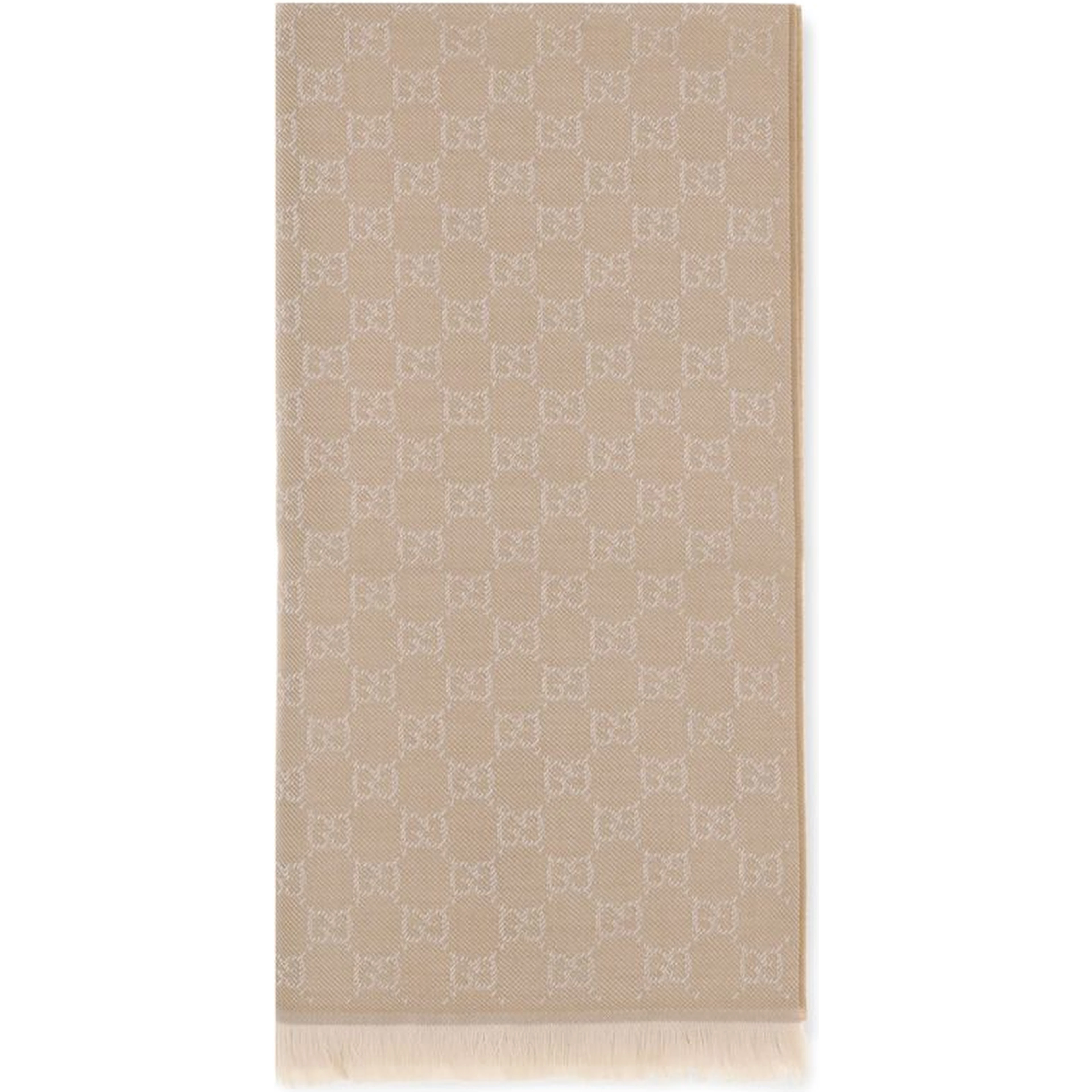 Beige Wool Scarf
