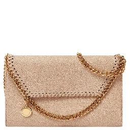 FALABELLA WALLET W CHAIN BAG ECO SHAGGY DEER