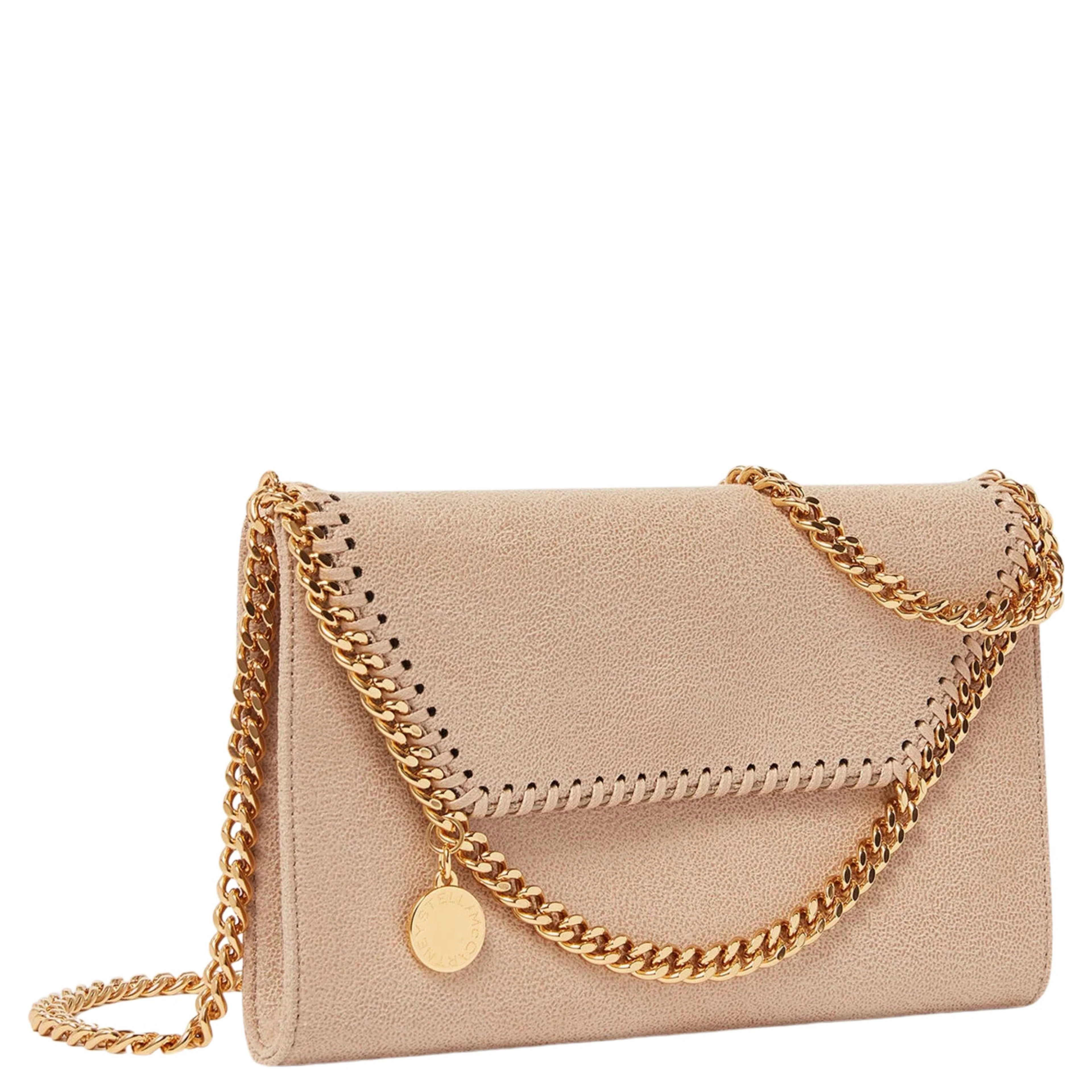 FALABELLA WALLET W CHAIN BAG ECO SHAGGY DEER