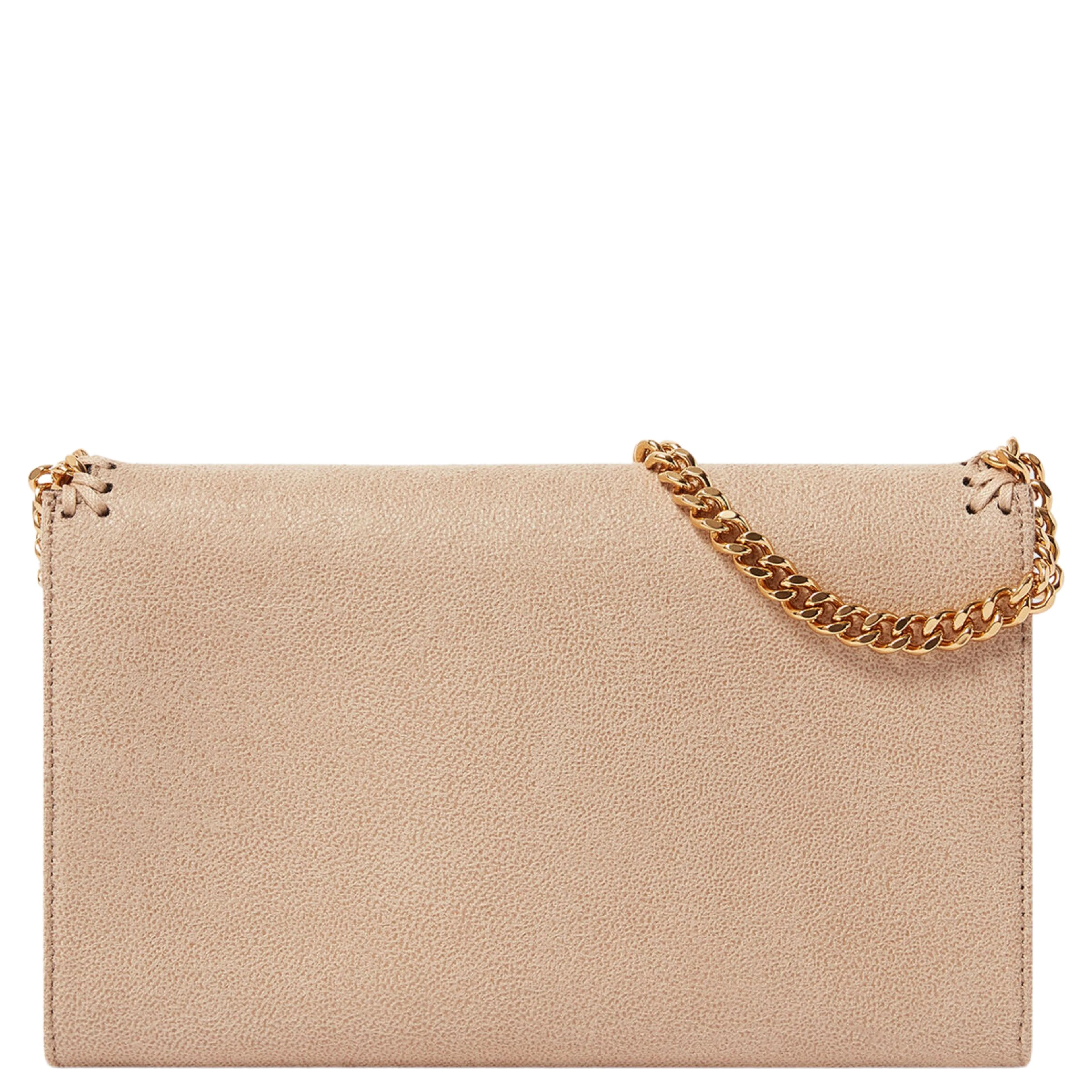 FALABELLA WALLET W CHAIN BAG ECO SHAGGY DEER
