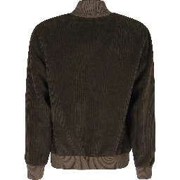GIUBBOTTO BOTTONI BORDI MAGLIA VELLUTO