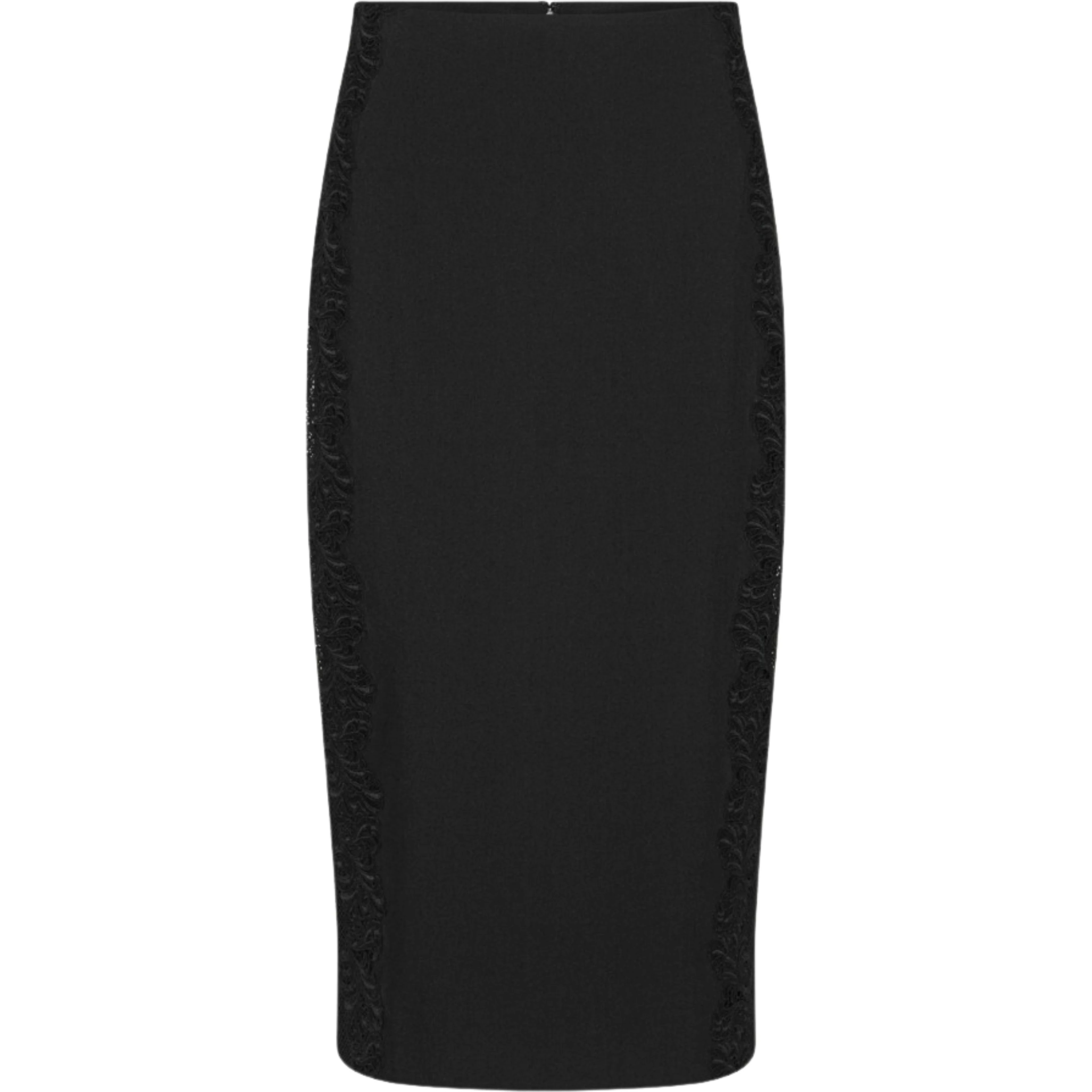 LACE INSERTED PENCIL SKIRT