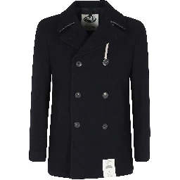 GIACCONE PEACOAT SHETLAND