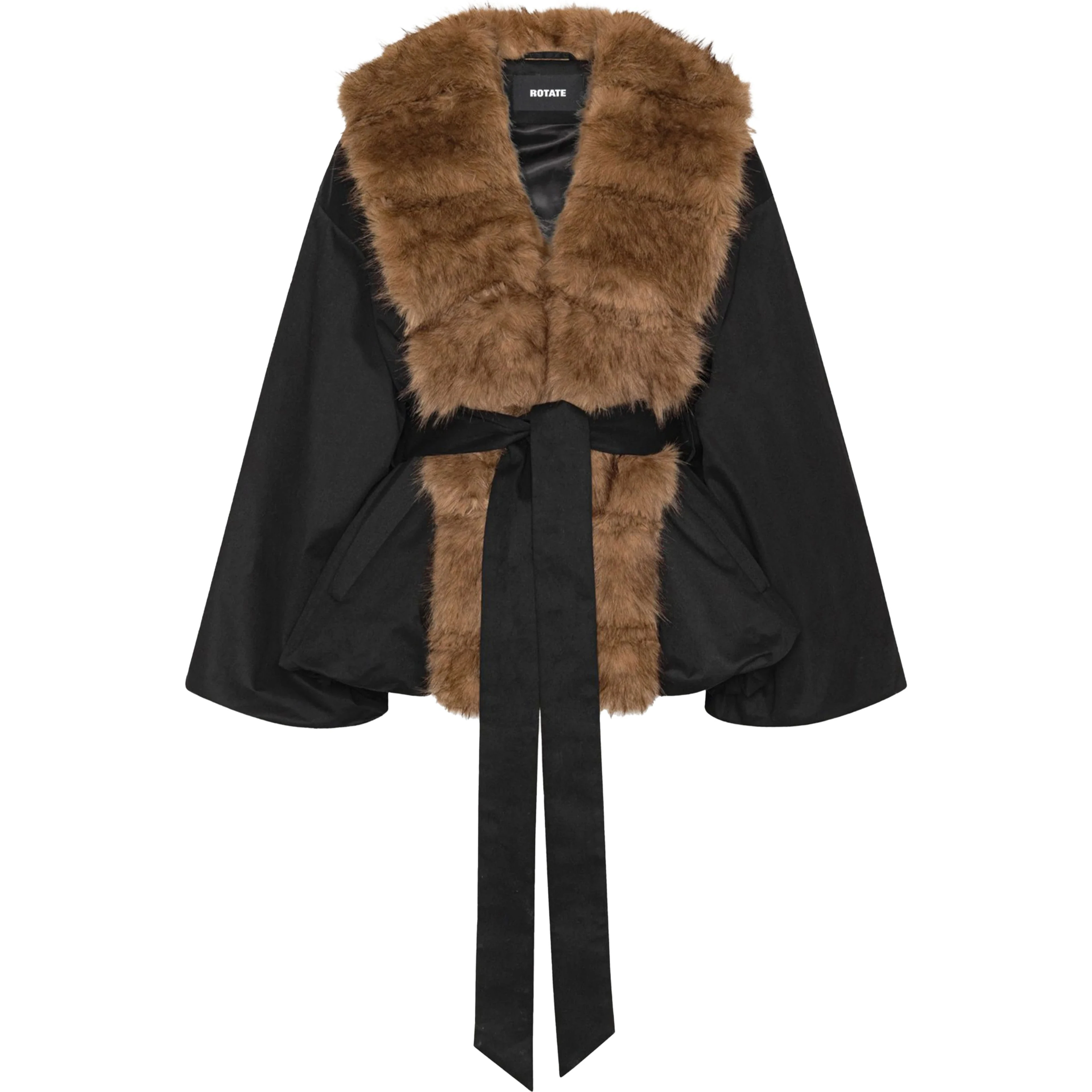FAUX FUR COLLAR JACKET