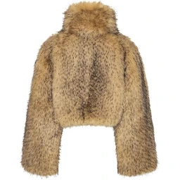 FAUX FUR CROP JACKET