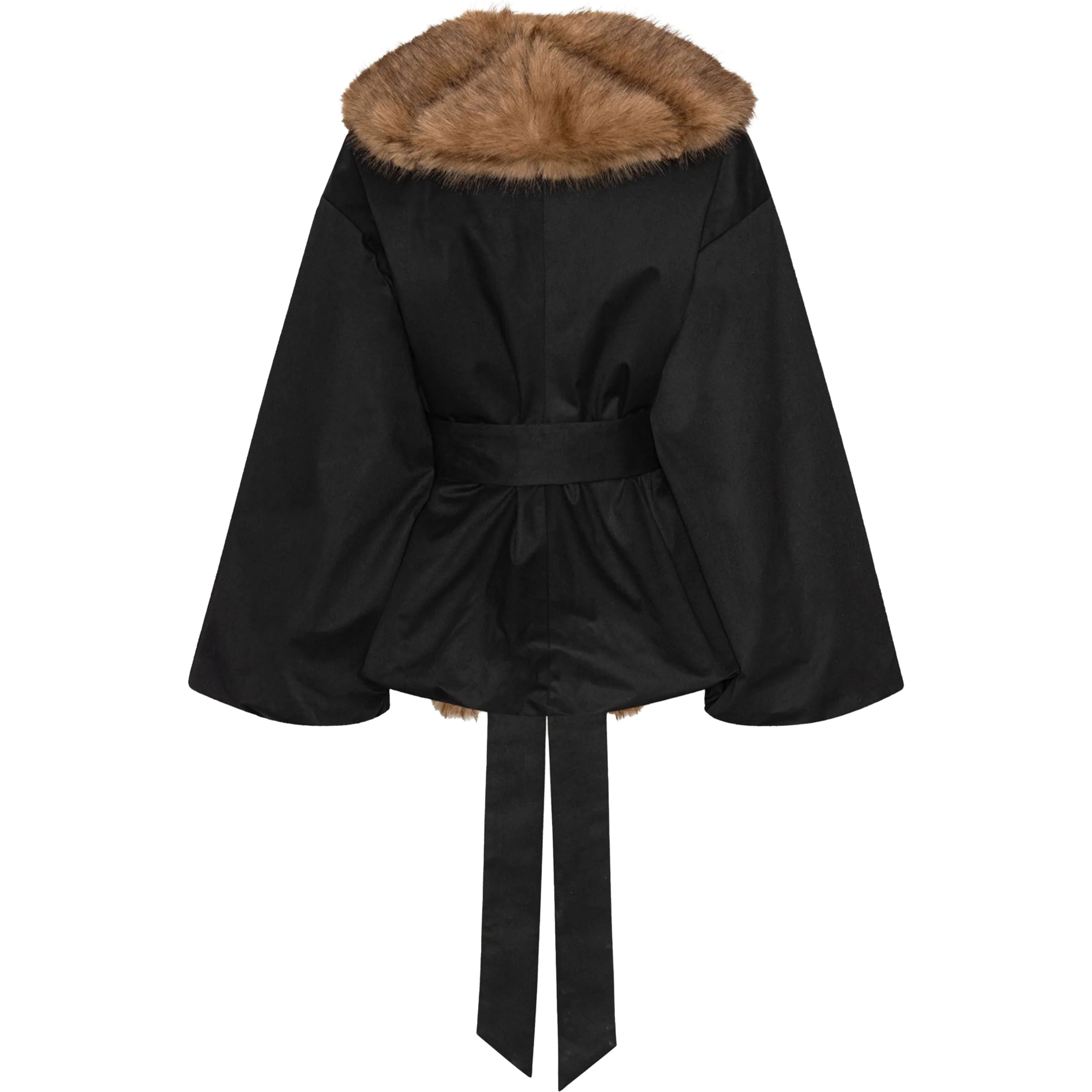 FAUX FUR COLLAR JACKET