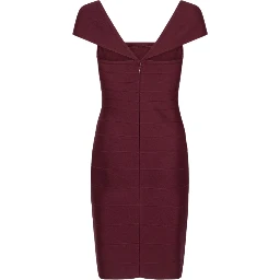 MIDI FITTED KNIT DRESS