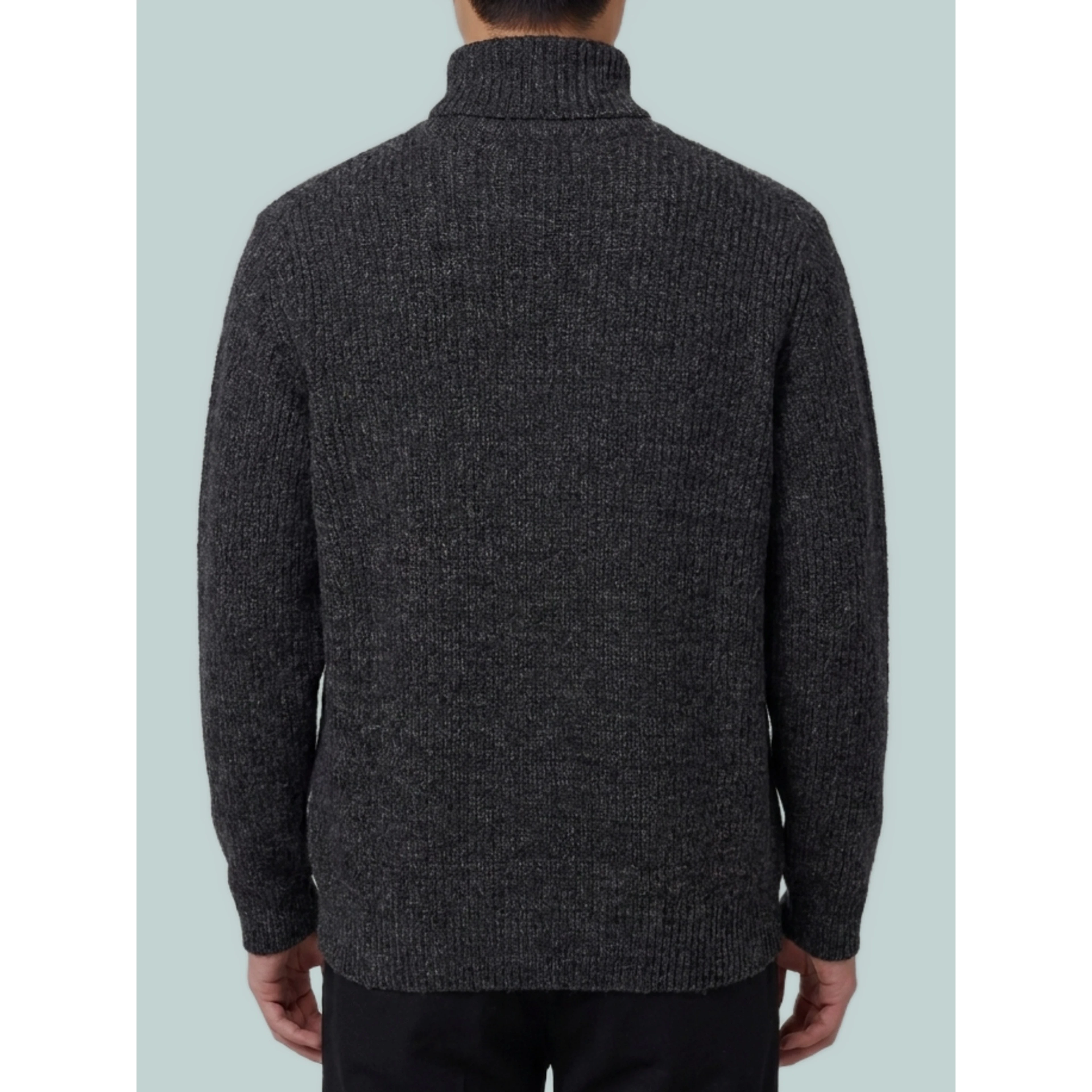 Black  high-neck sweater