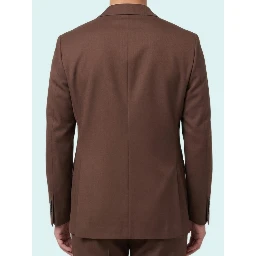 Brown Feeling double-breasted jacket