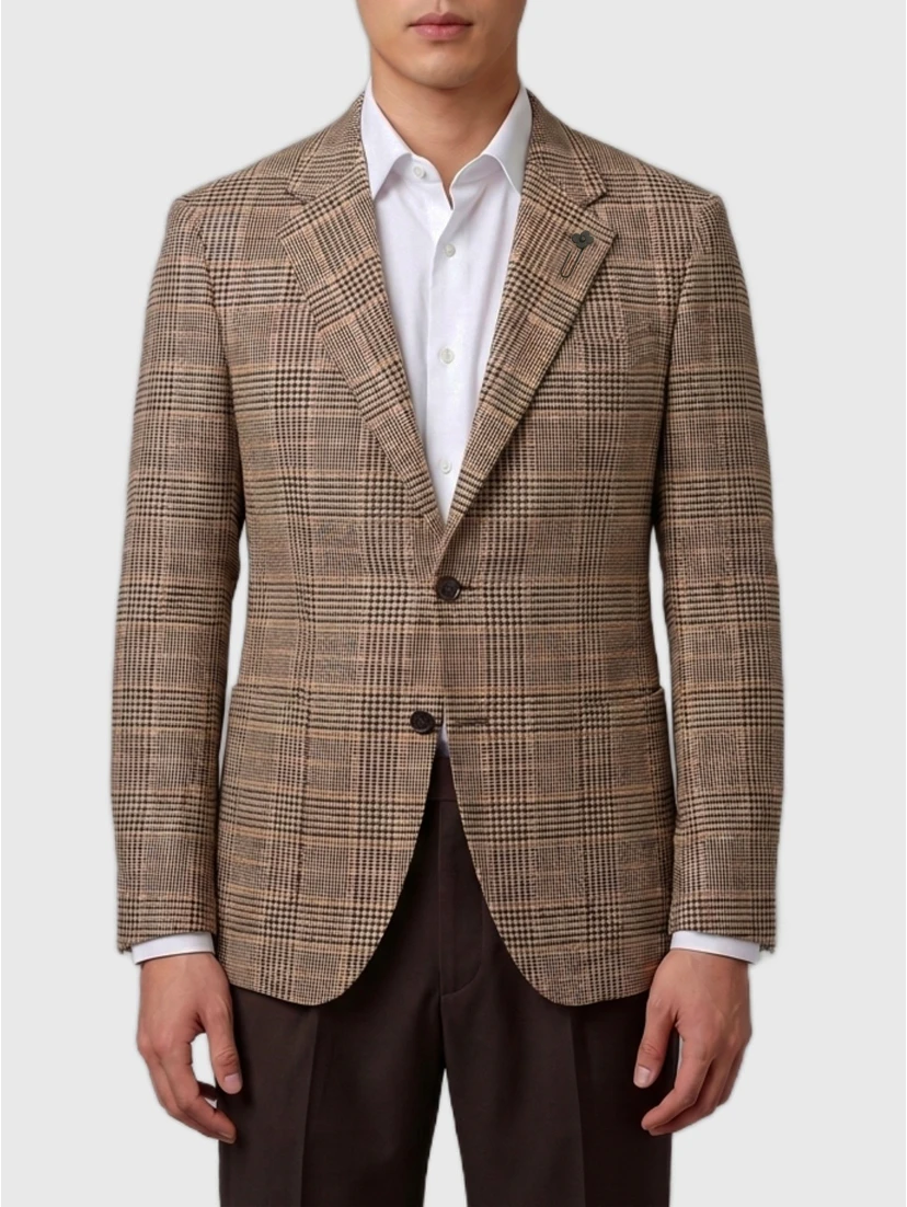 Feeling single-breasted jacket