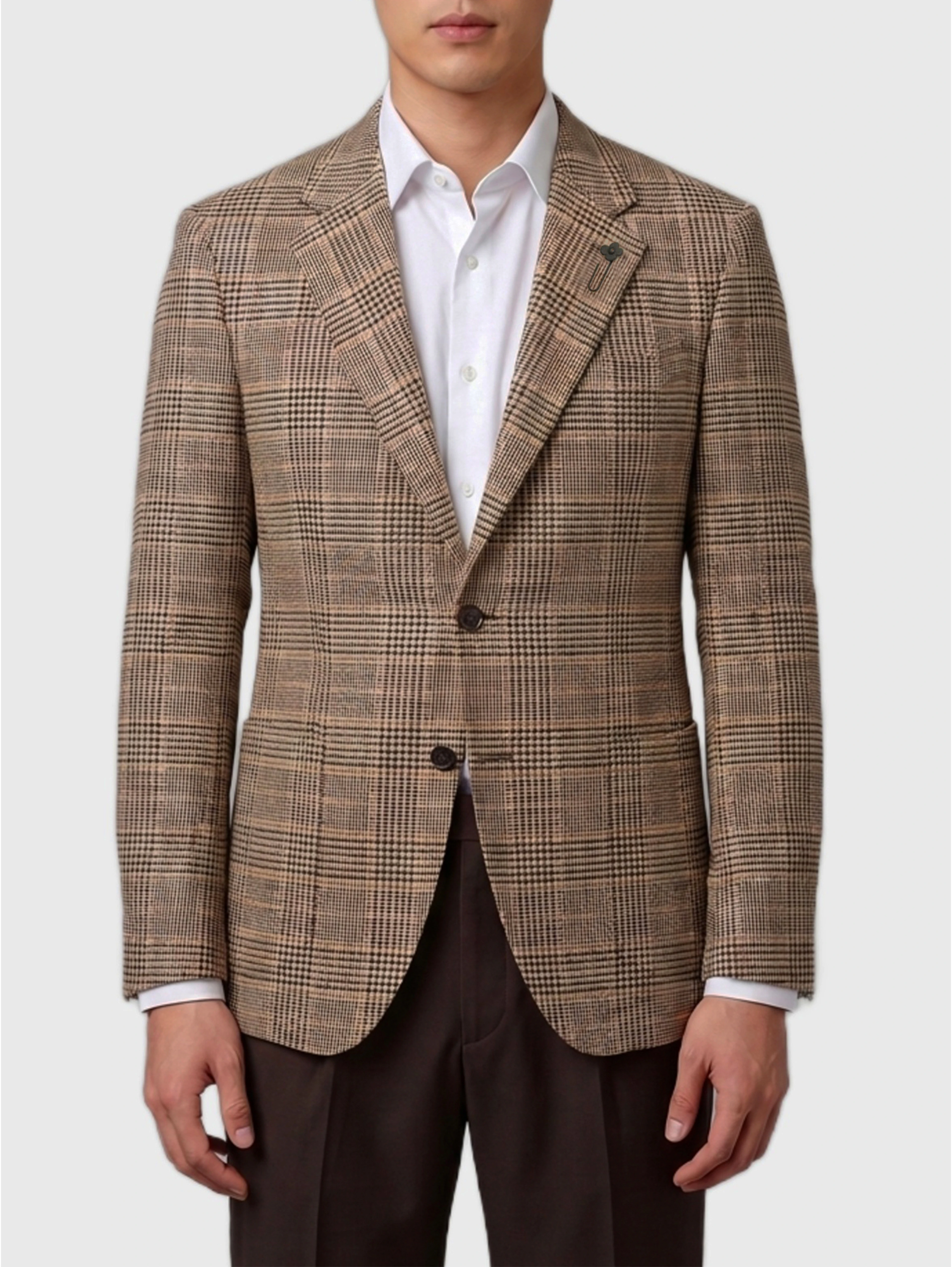 Feeling single-breasted jacket